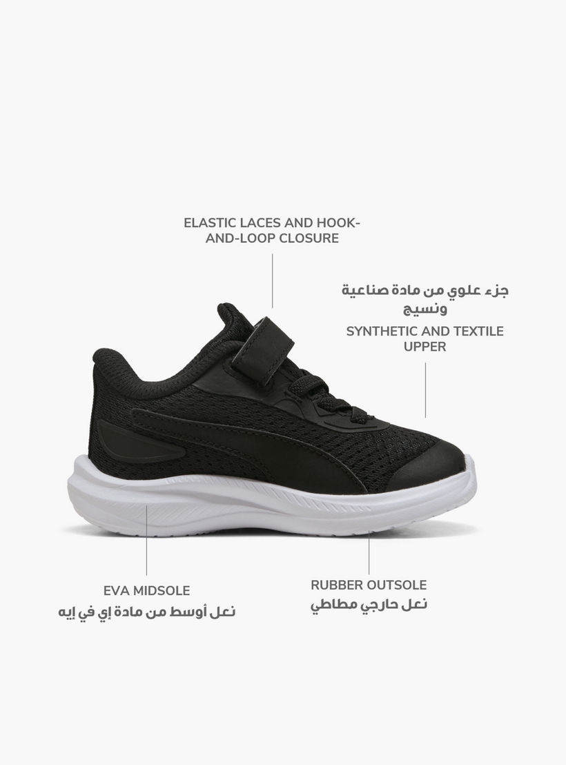 Puma Kids Skyrocket 2 Running Shoes with Hook & Loop Closure-baby-girls-shoes-closedshoes-image-2
