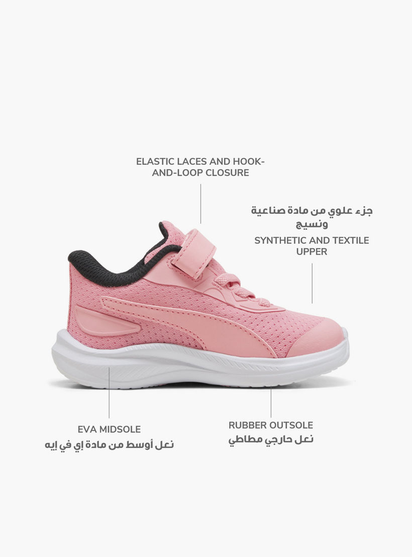 Puma Girls Skyrocket 2 Hook & Loop Shoes-baby-girls-shoes-closedshoes-image-2