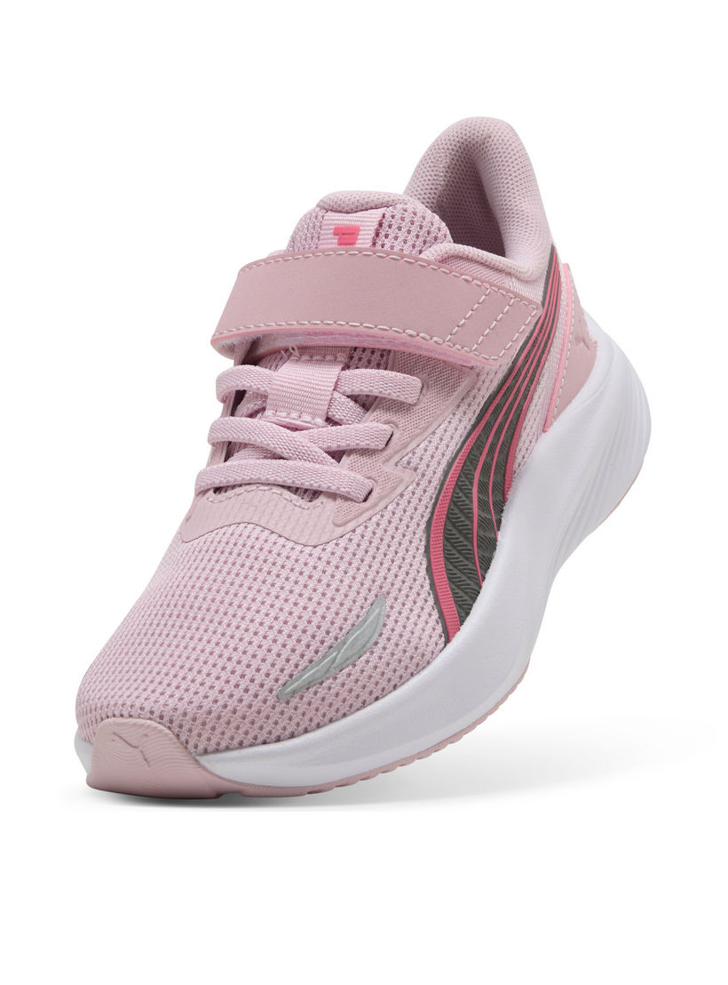 Puma Girls Pounce Lite 2 AC + PS Hook & Loop Running Shoes-girls-shoes-sneakers-image-4