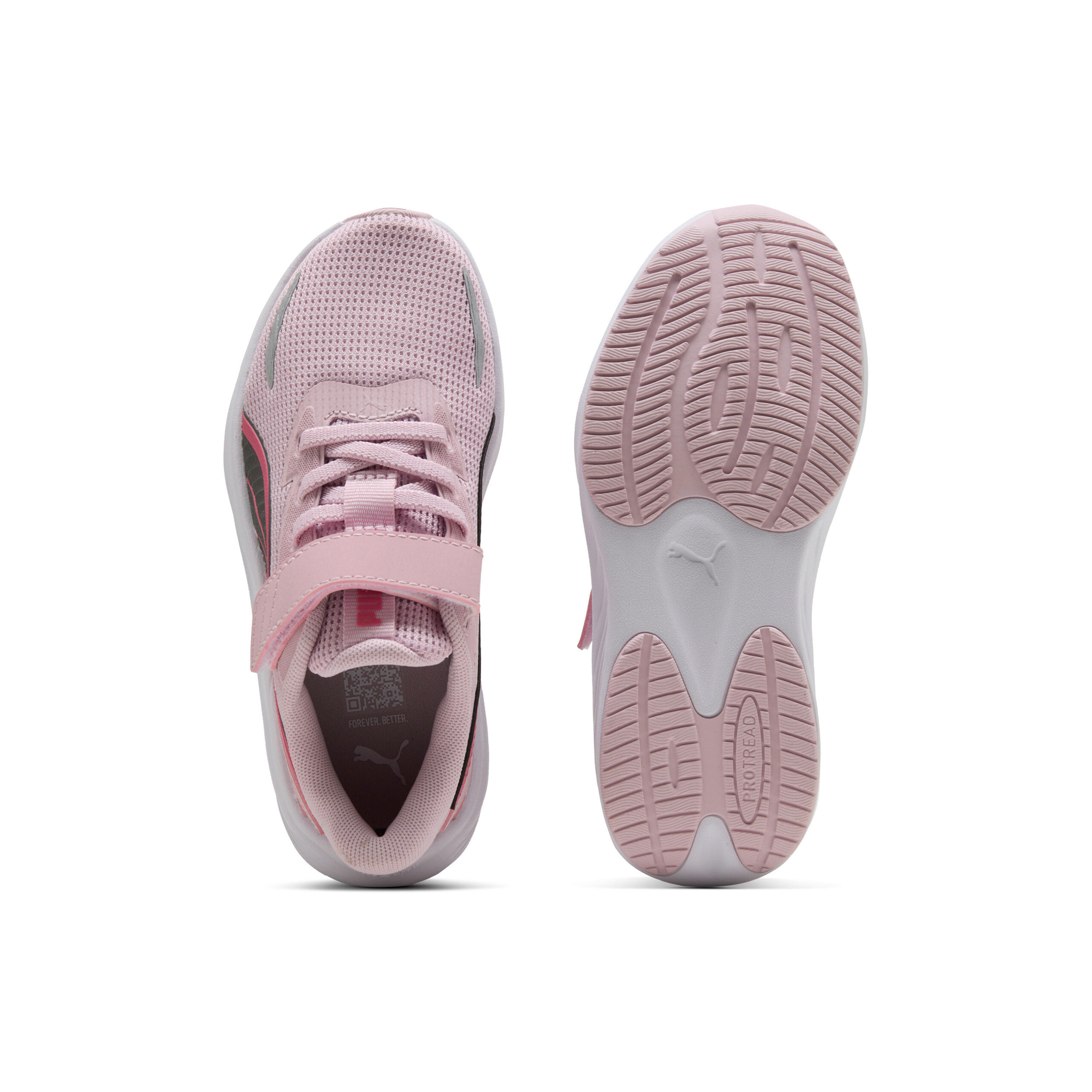 Puma Girls Pounce Lite 2 AC + PS Hook & Loop Running Shoes-girls-shoes-sneakers-image-5