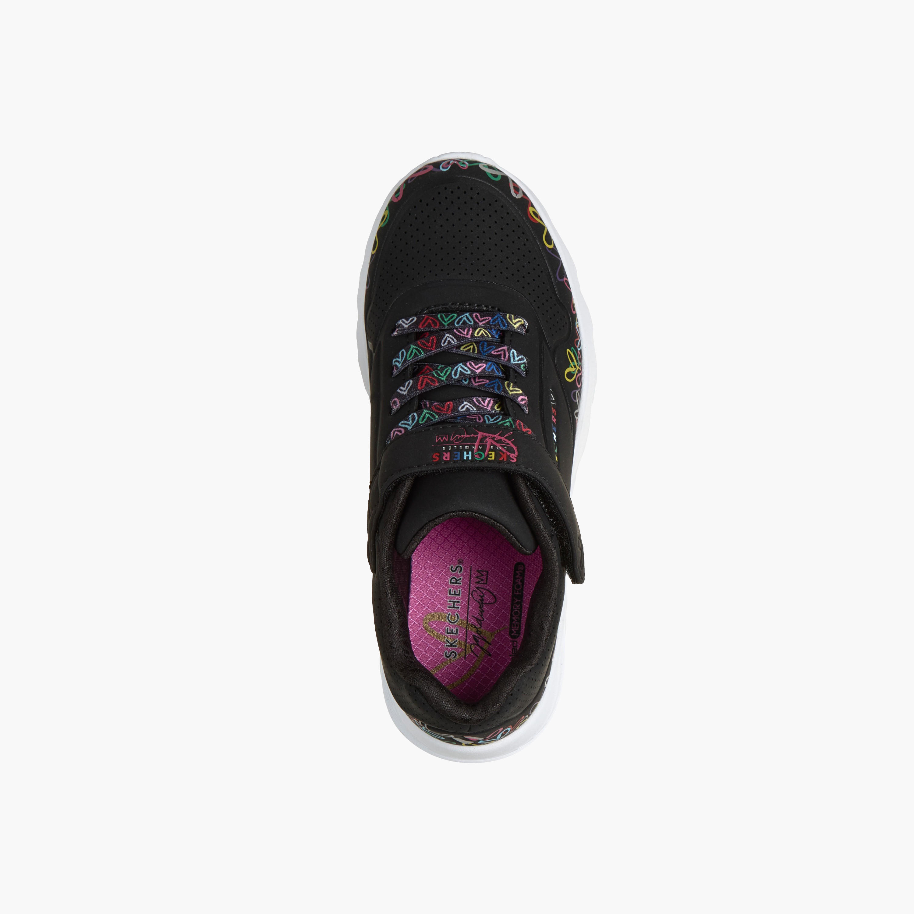 Skechers Girls UNO LITE Hook & Loop Ankle Sneakers-girls-shoes-sneakers-image-2