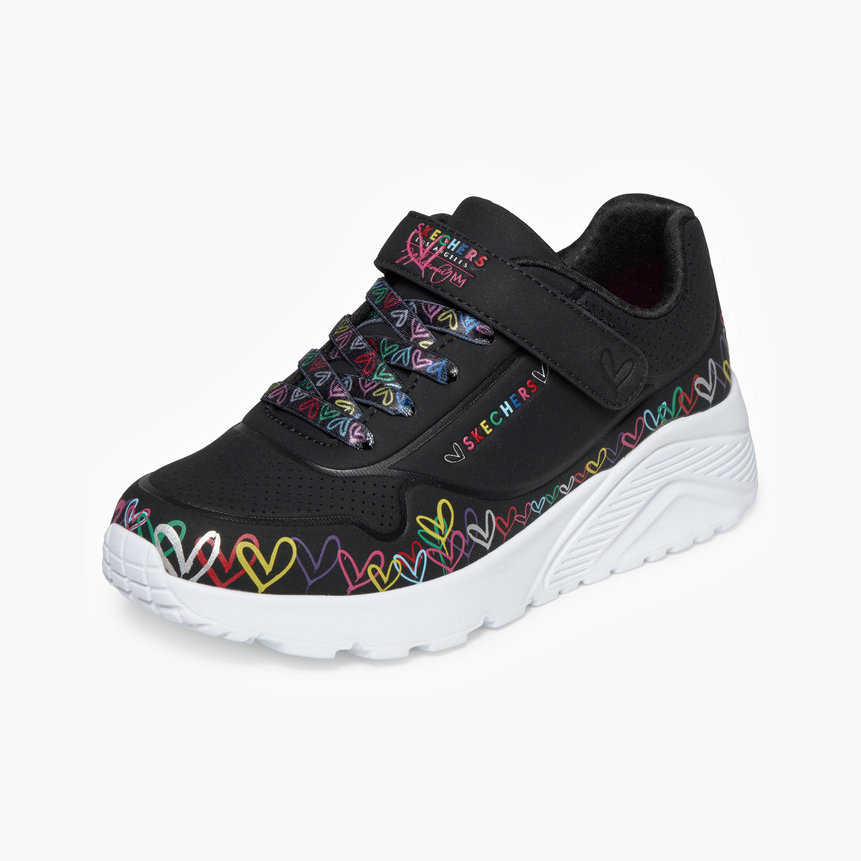 Skechers Girls UNO LITE Hook & Loop Ankle Sneakers-girls-shoes-sneakers-image-3
