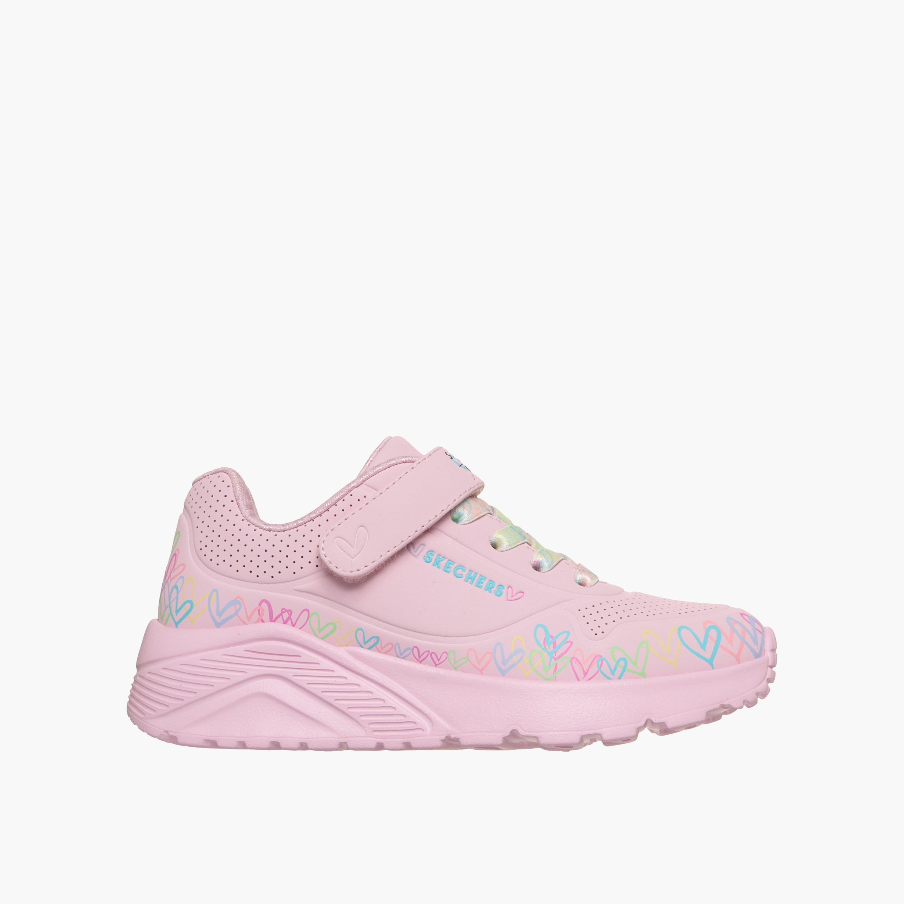 حذاء رياضي للفتيات بشريط لاصق أونو لايت من سكيتشرز-girls-shoes-sneakers-image-1