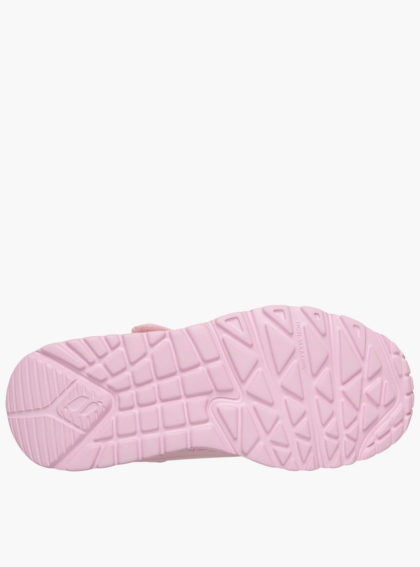 حذاء رياضي للفتيات بشريط لاصق أونو لايت من سكيتشرز-girls-shoes-sneakers-image-3