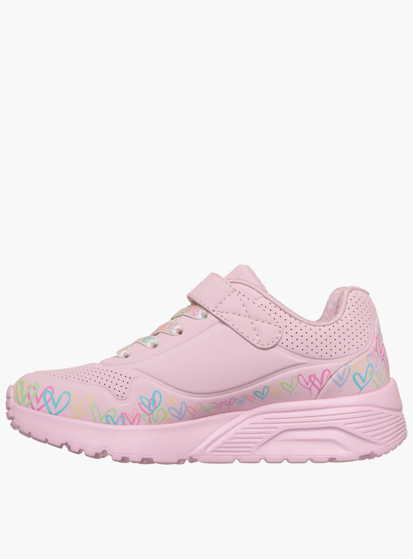 حذاء رياضي للفتيات بشريط لاصق أونو لايت من سكيتشرز-girls-shoes-sneakers-image-5