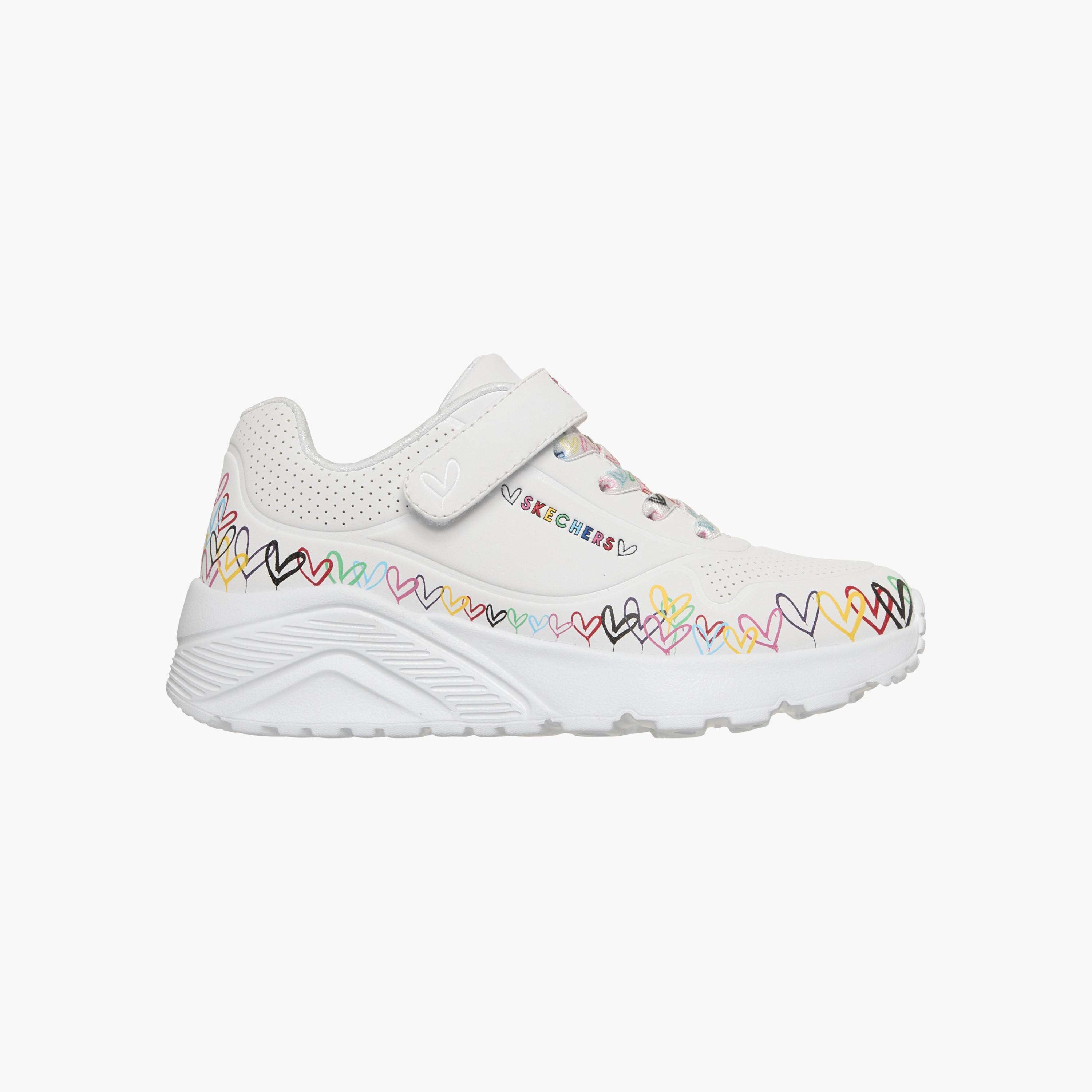 Skechers Girls UNO LITE Hook & Loop Ankle Sneakers-girls-shoes-sneakers-image-1