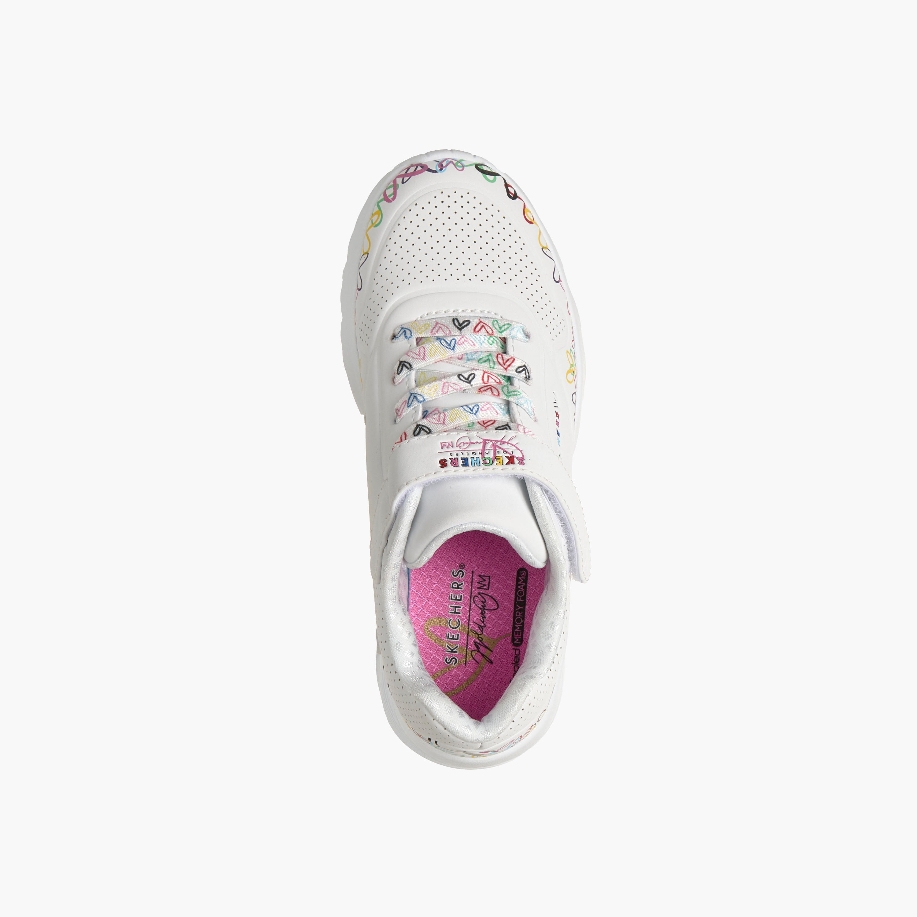 Skechers Girls UNO LITE Hook & Loop Ankle Sneakers-girls-shoes-sneakers-image-2