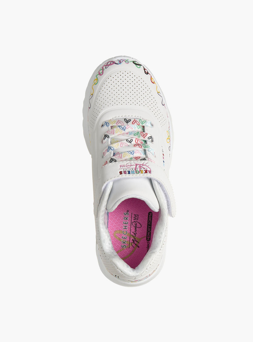 Skechers Girls UNO LITE Hook & Loop Ankle Sneakers-girls-shoes-sneakers-image-2