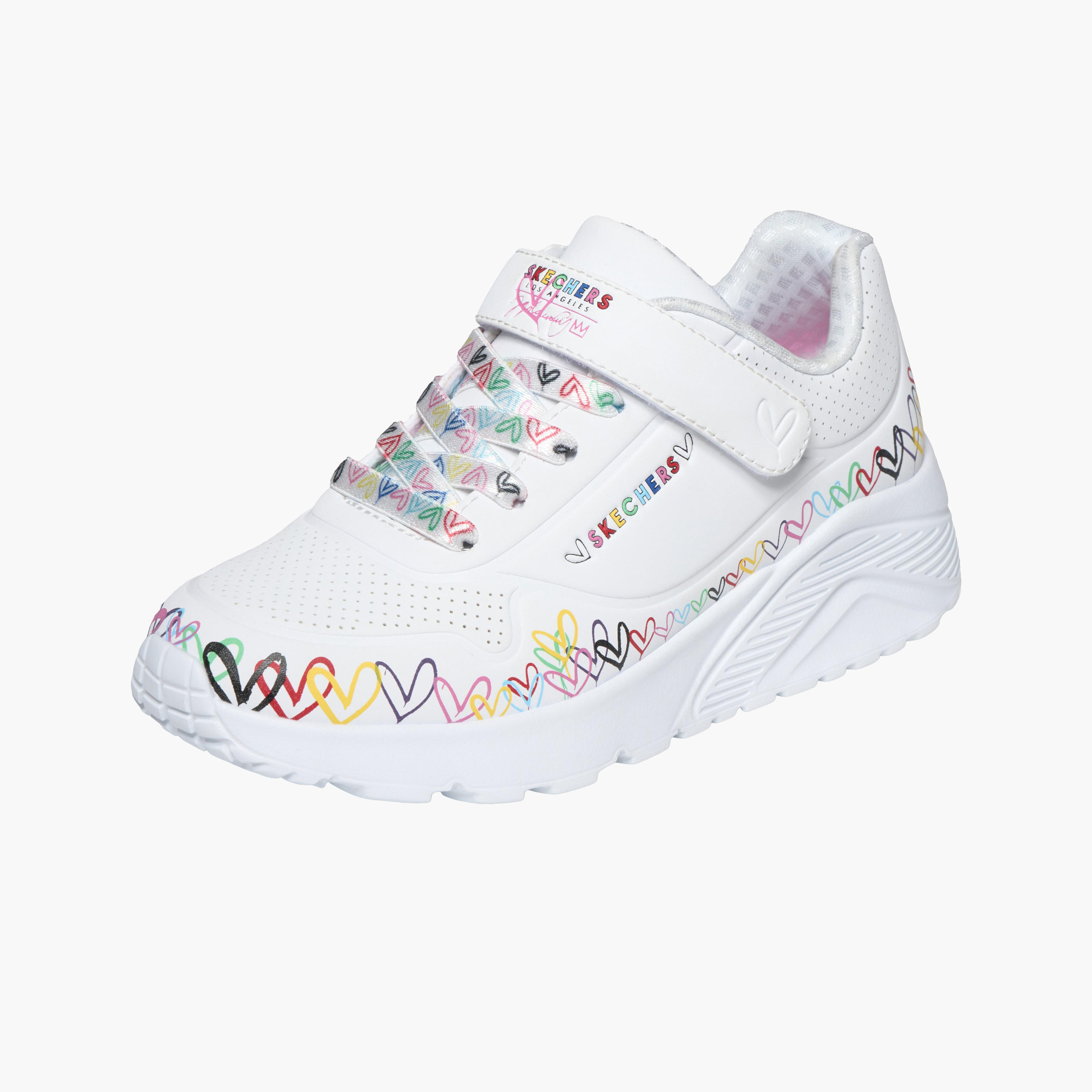 Skechers Girls UNO LITE Hook & Loop Ankle Sneakers-girls-shoes-sneakers-image-3