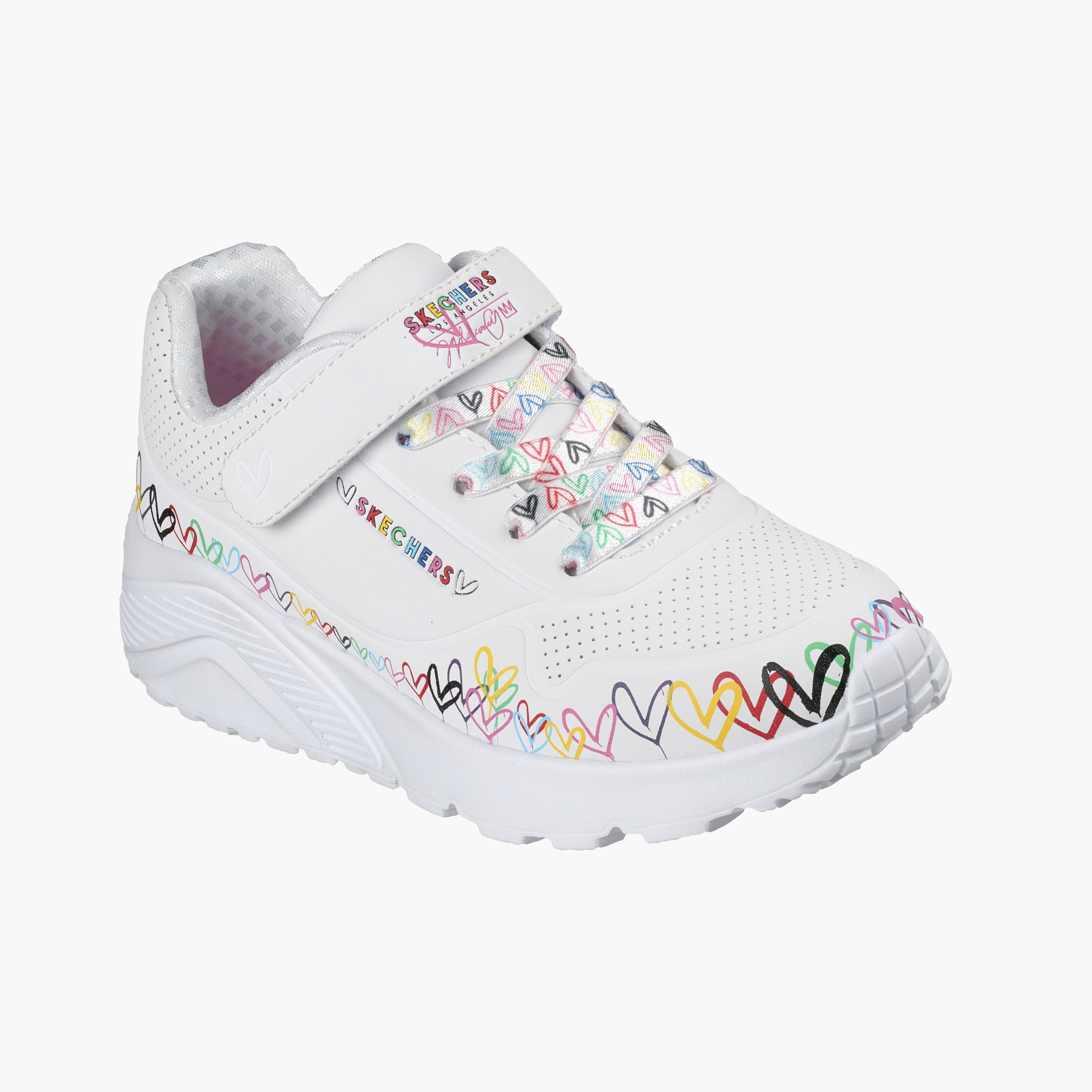 Skechers Girls UNO LITE Hook & Loop Ankle Sneakers-girls-shoes-sneakers-image-5