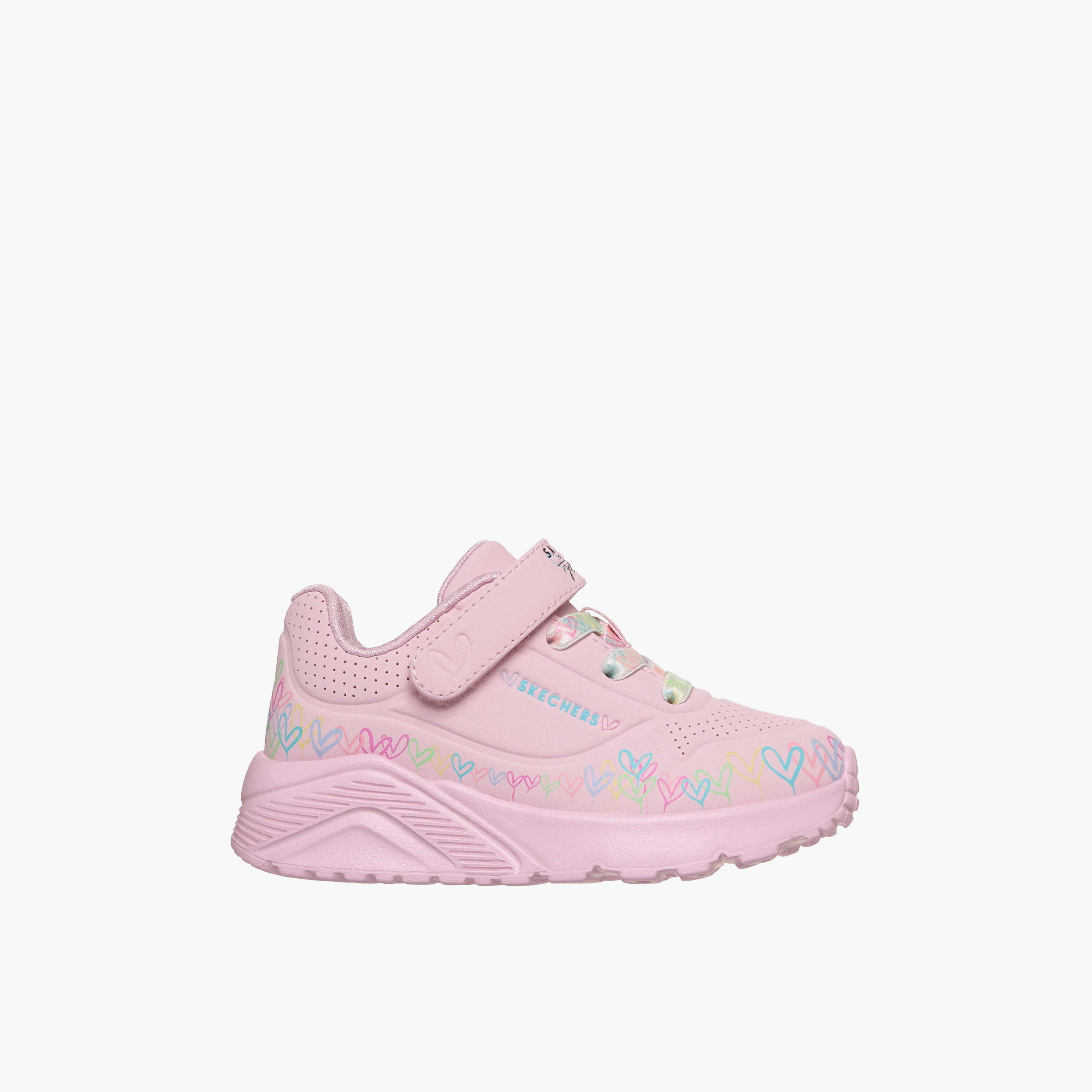 حذاء سنيكرز بشريط إغلاق لاصق للبنات أونو لايت من سكيتشرز-girls-shoes-sneakers-image-3