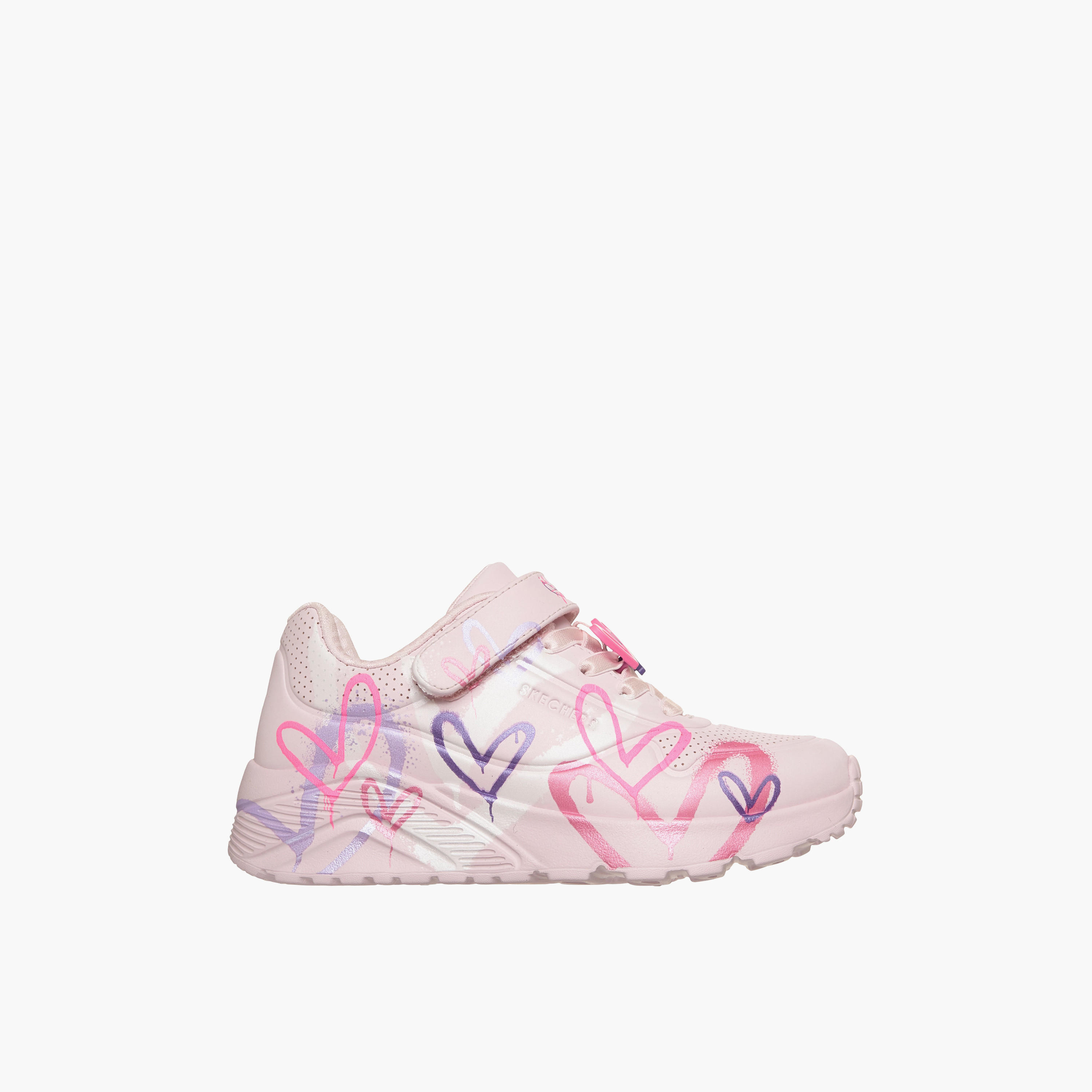حذاء سنيكرز بشريط إغلاق لاصق للبنات أونو لايت من سكيتشرز-girls-shoes-sneakers-image-3