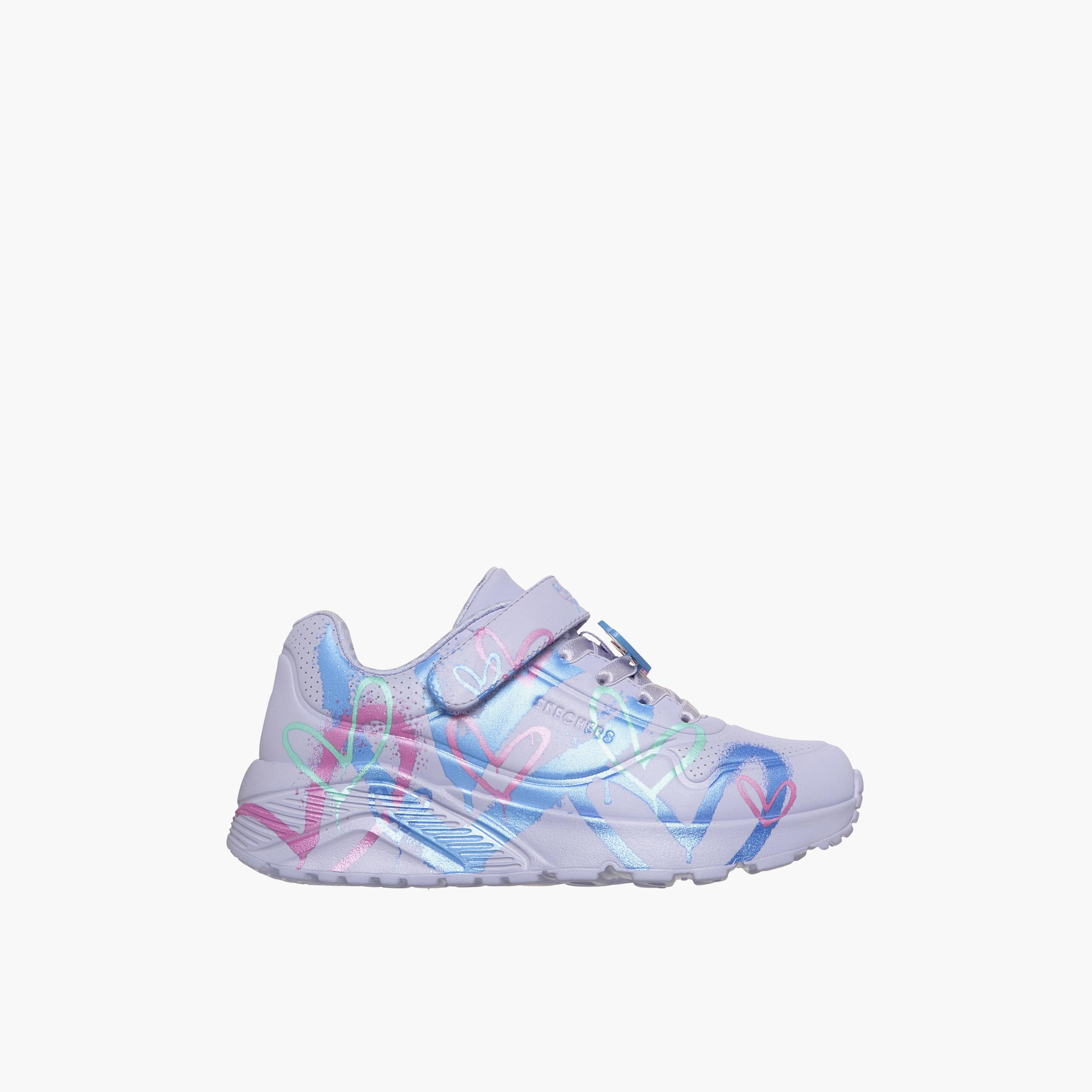 Skechers Girls UNO LITE Hook & Loop Sneakers-girls-shoes-sneakers-image-3