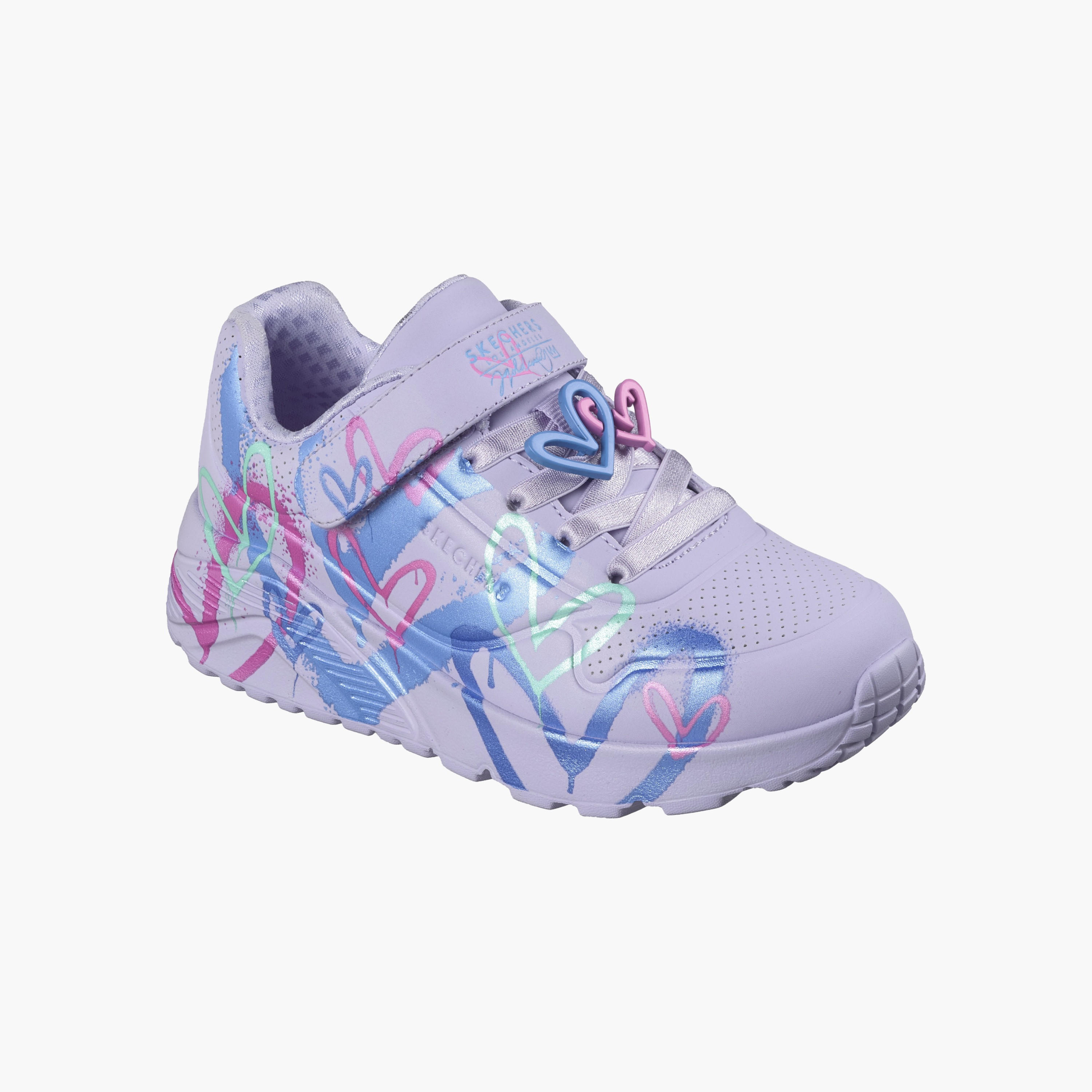 Skechers Girls UNO LITE Hook & Loop Sports Shoes-girls-shoes-sneakers-image-5