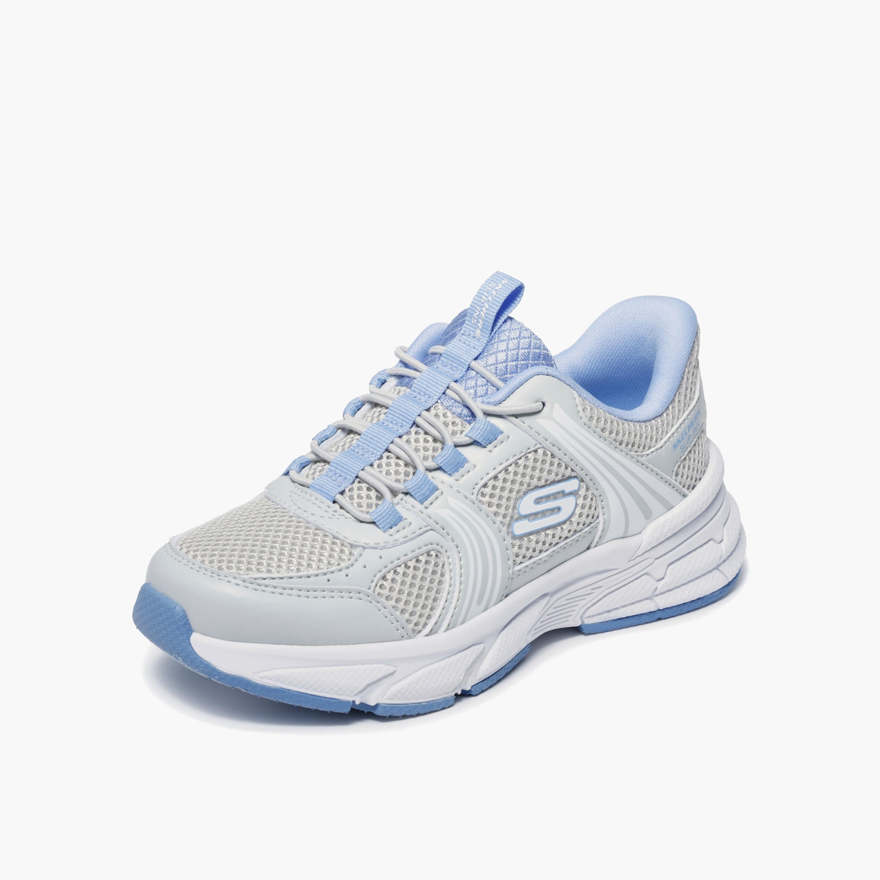 Skechers Girls RETRO-GRAPH Panelled Slip-On Sports Shoes-girls-shoes-sneakers-image-3