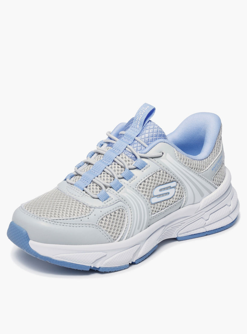 Skechers Girls RETRO-GRAPH Panelled Slip-On Sports Shoes-girls-shoes-sneakers-image-3