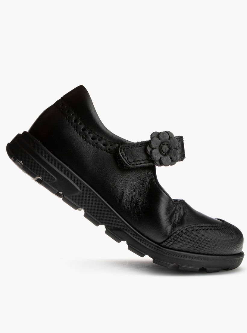 Pablosky Girls Floral Applique Mary Jane School Shoes-girls-shoes-schoolshoes-image-4
