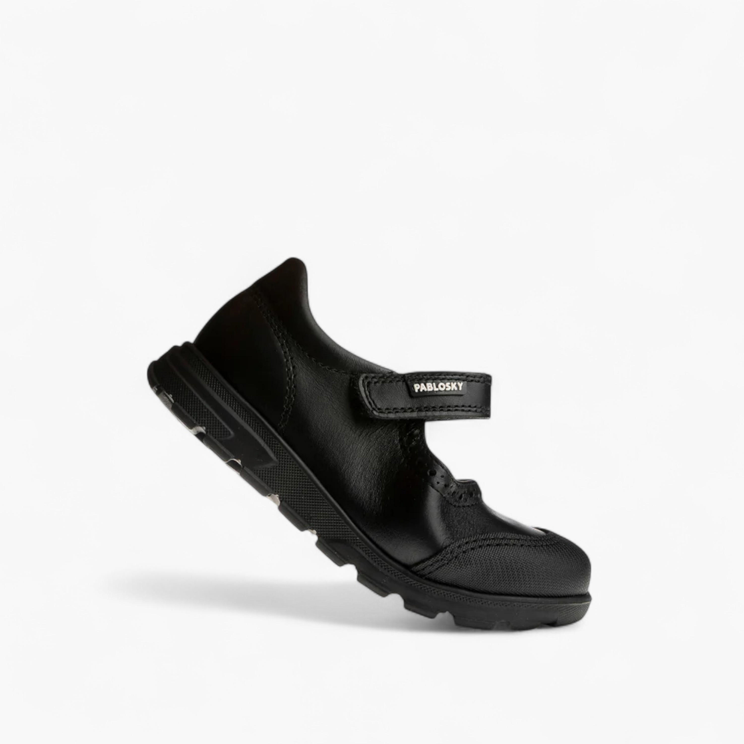 حذاء ماري جين مدرسي بشريط إغلاق لاصق للبنات من بابلوسكي - 334110-Y-girls-shoes-maryjanes-image-5