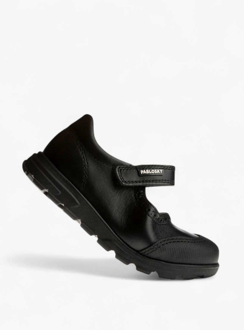 حذاء ماري جين مدرسي بشريط إغلاق لاصق للبنات من بابلوسكي - 334110-Y-girls-shoes-maryjanes-image-5