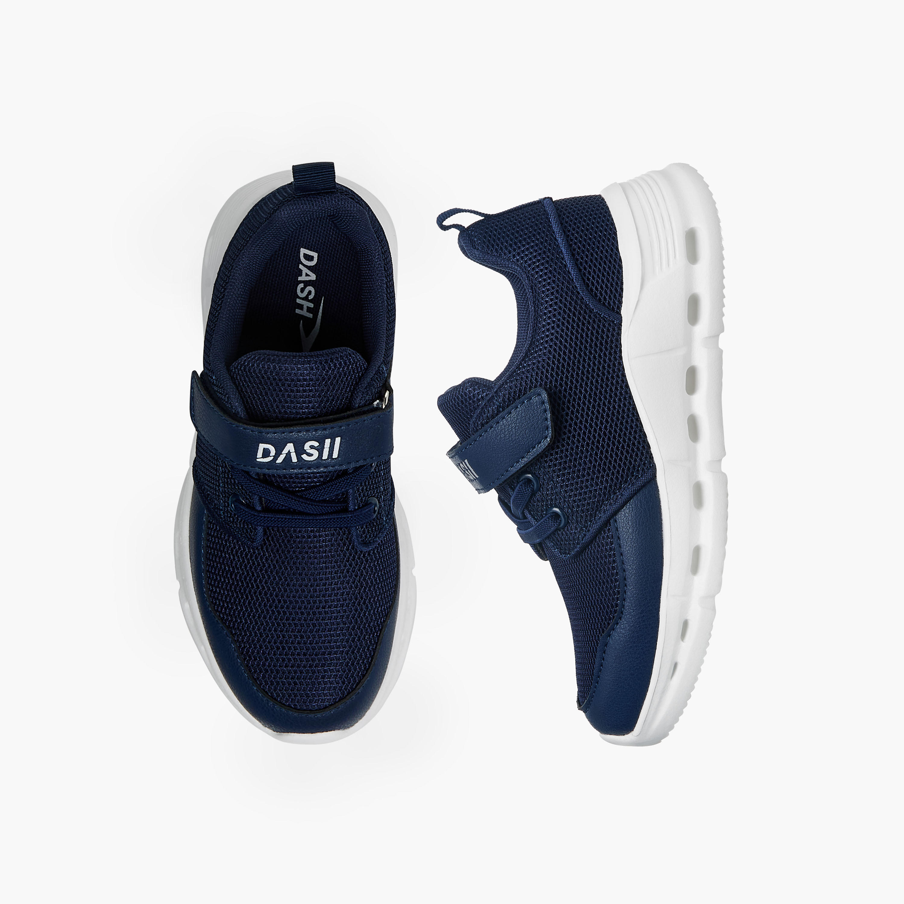 Dash Boys Hook and Loop Sports Shoes-sports-boys-shoes-image-1
