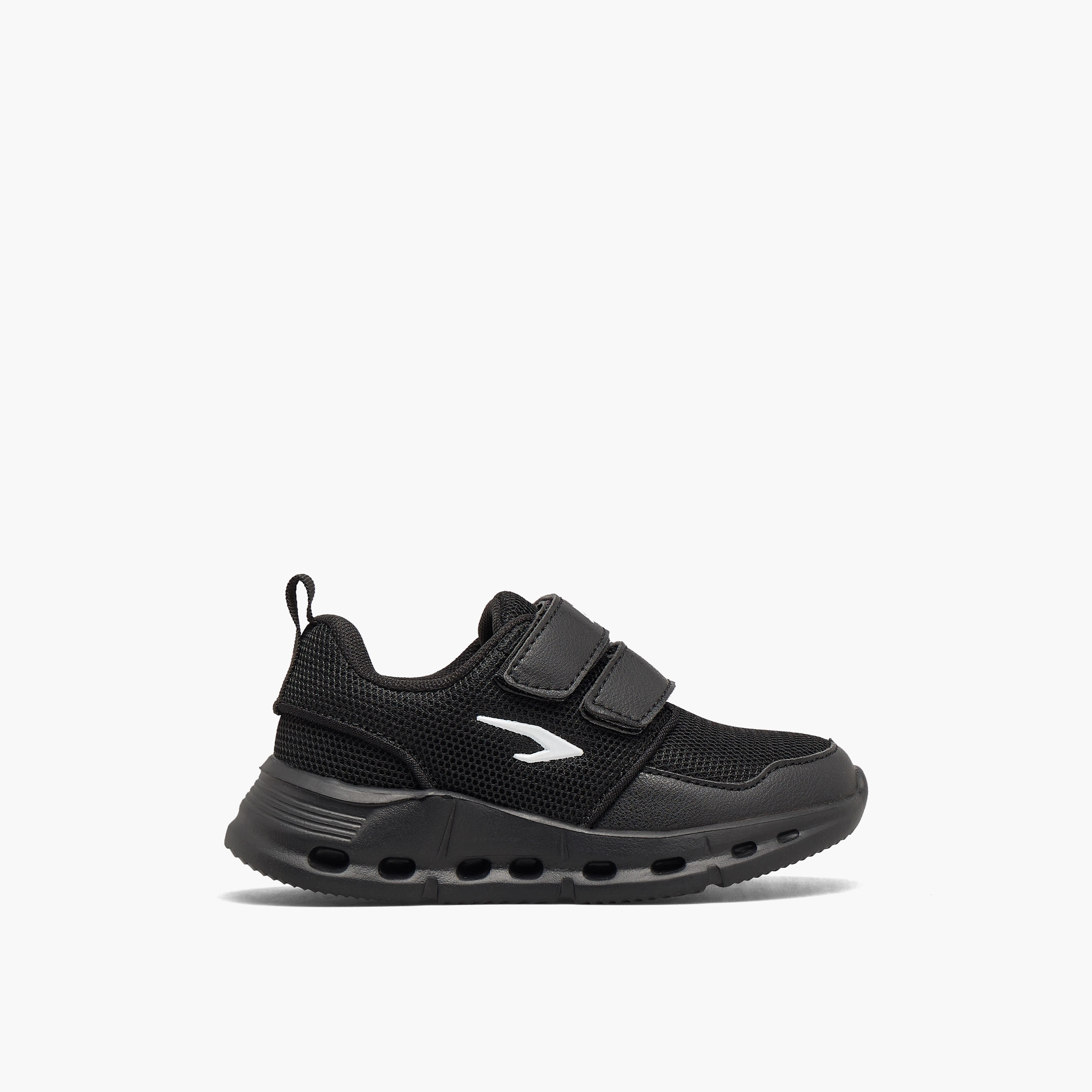 Dash Girls Hook & Loop Sports Shoes-girls-shoes-sneakers-image-4