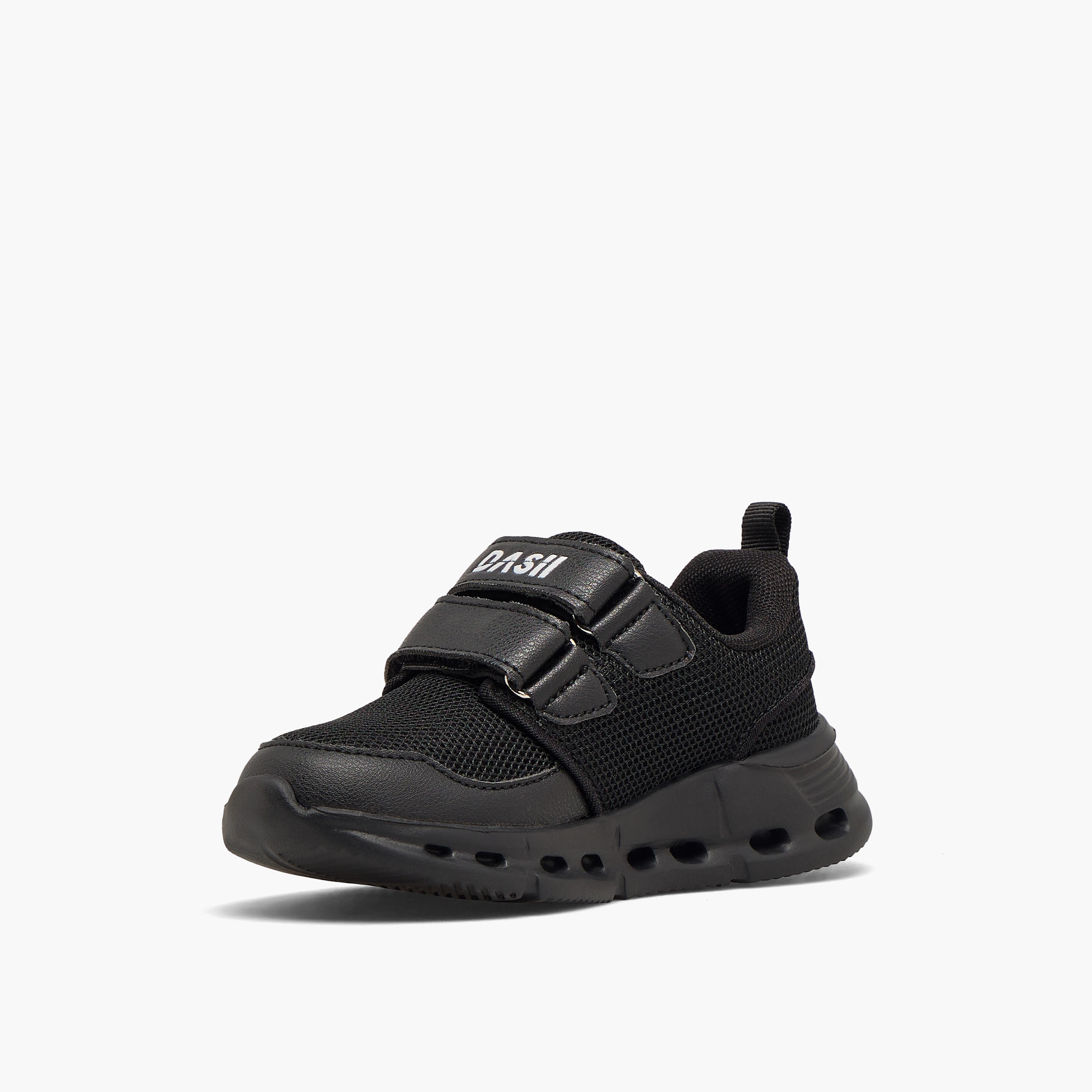 Dash Girls Hook & Loop Sports Shoes-girls-shoes-sneakers-image-5