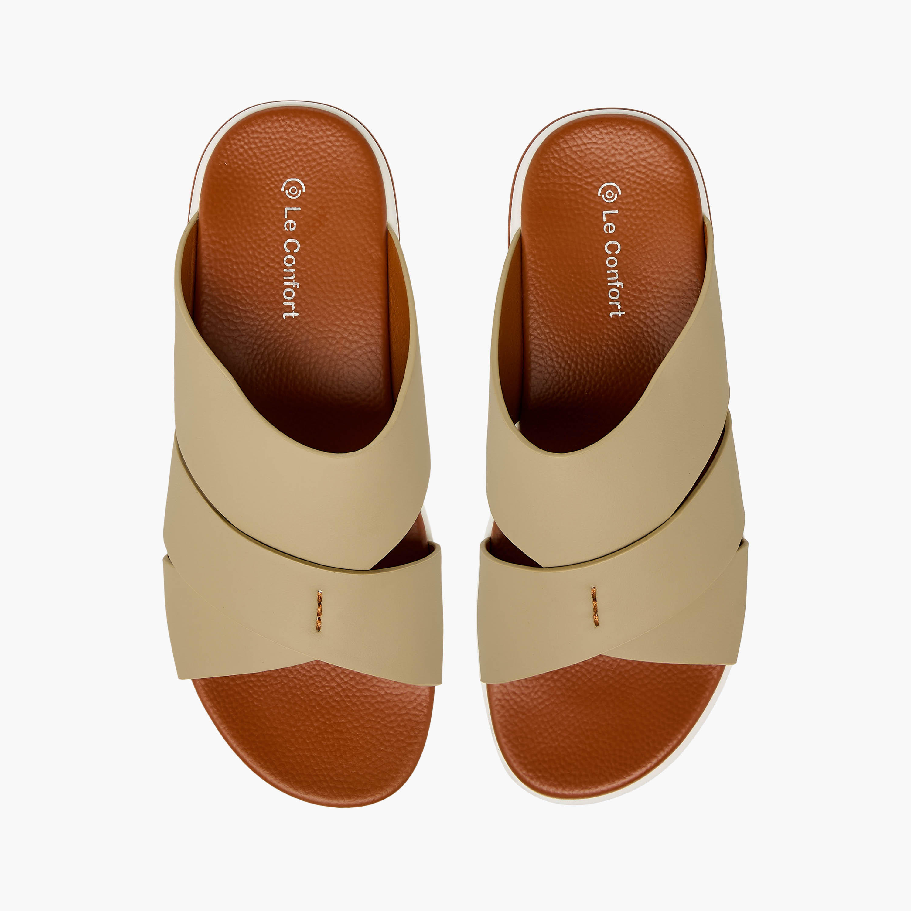 صندل مريح بحزام متقاطع للرجال من لو كونفورت-men-shoes-sandals-image-1