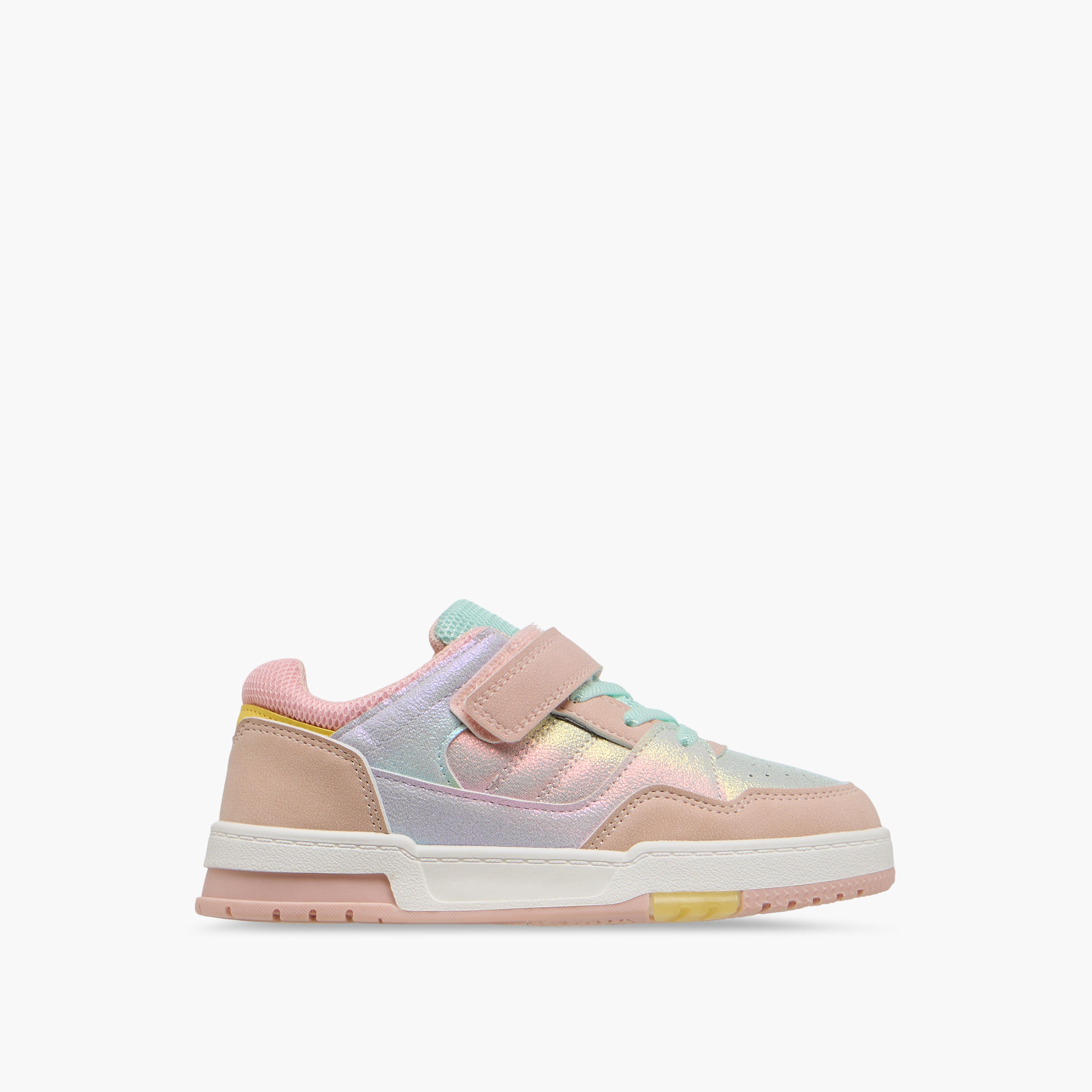 حذاء سنيكرز بشريط إغلاق لاصق للبنات من فلورا بيلا-girls-shoes-sneakers-image-4
