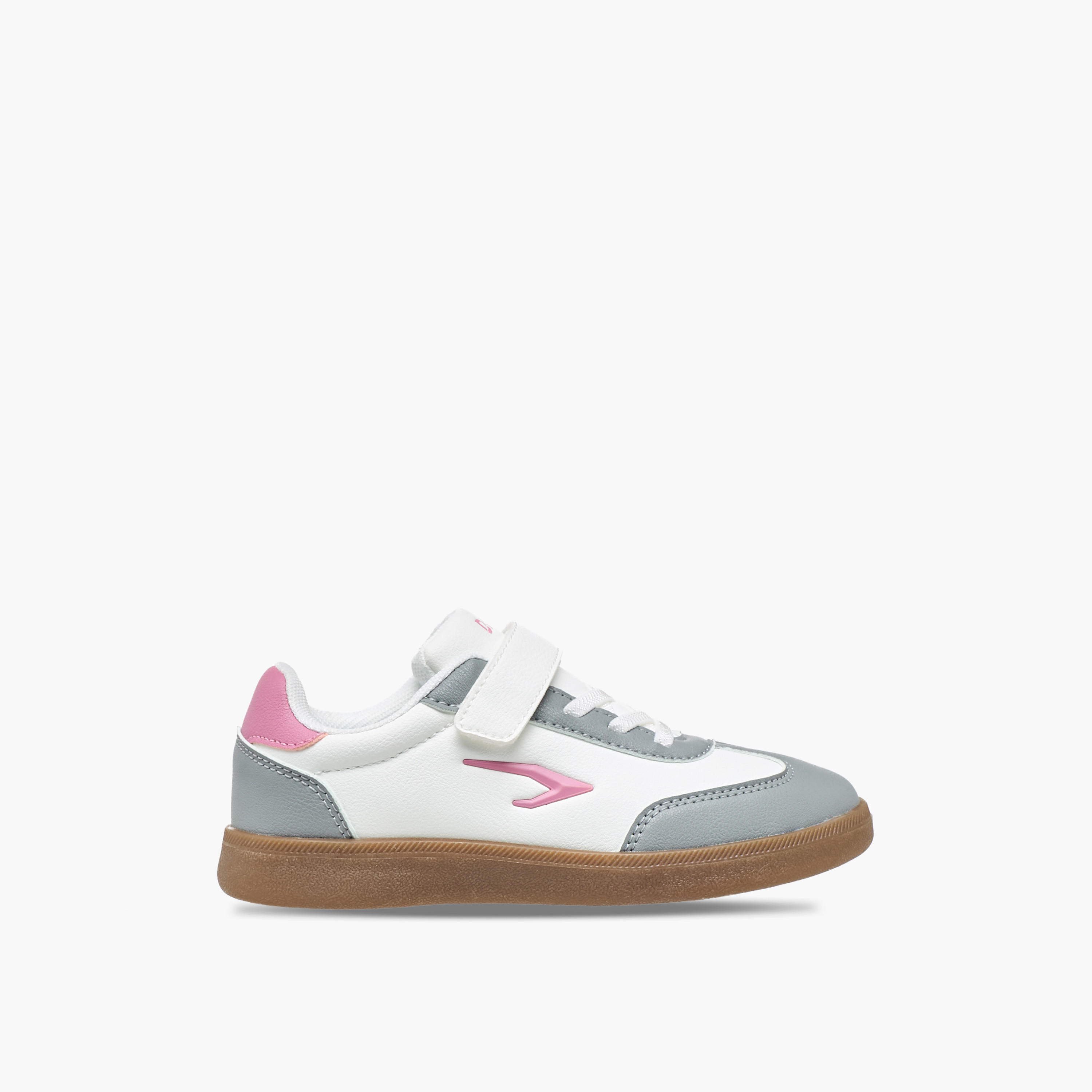 Dash Girls Hook & Loop Sports Shoes-sports-girls-shoes-image-3