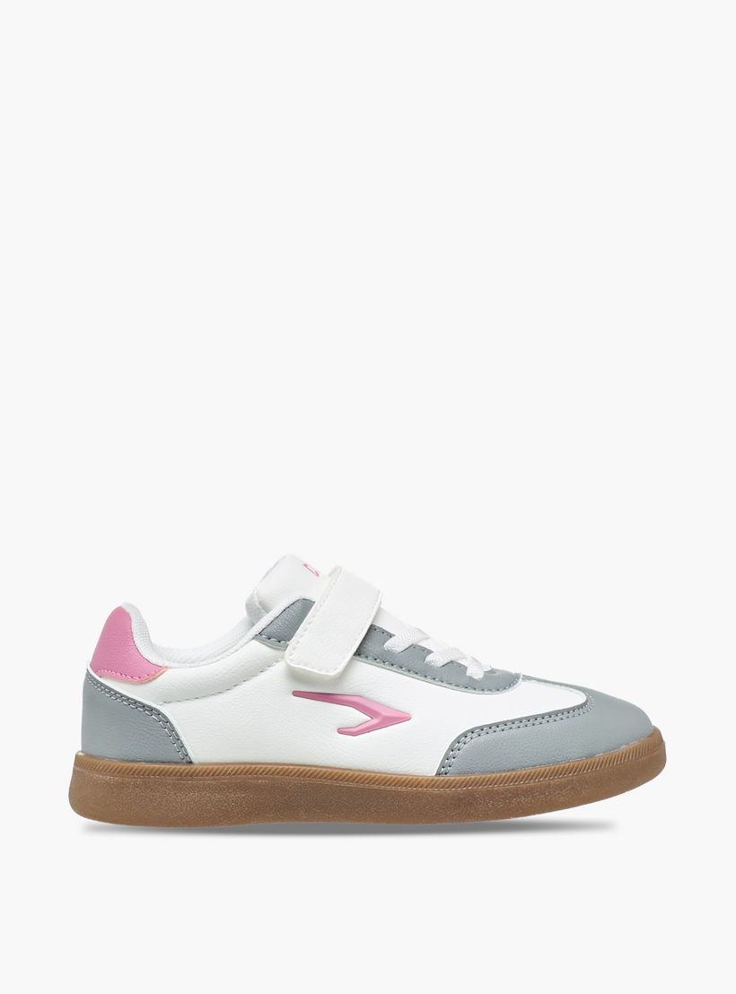 Dash Girls Hook & Loop Sports Shoes-sports-girls-shoes-image-3