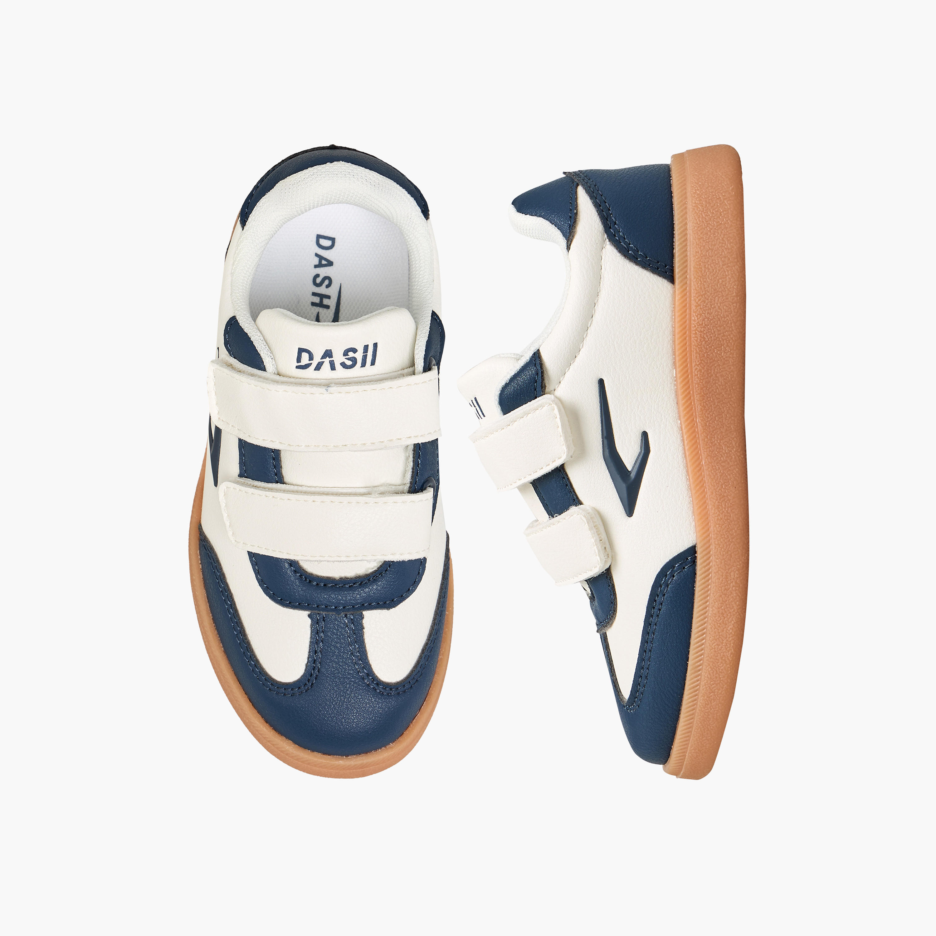 Dash Boys Hook & Loop Ankle Sneakers-boys-shoes-sneakers-image-1