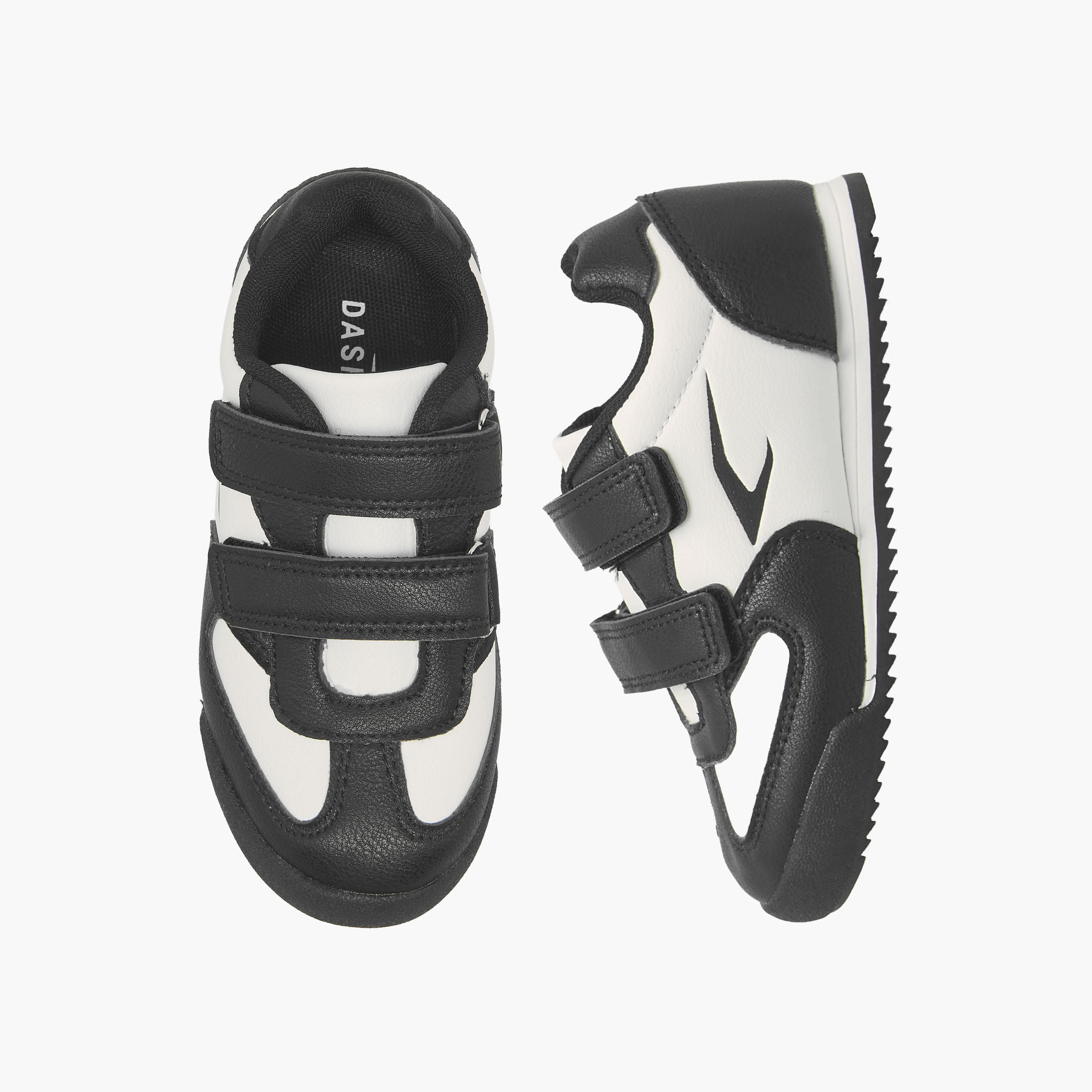 Dash Boys Hook & Loop Ankle Sneakers-boys-shoes-sneakers-image-1