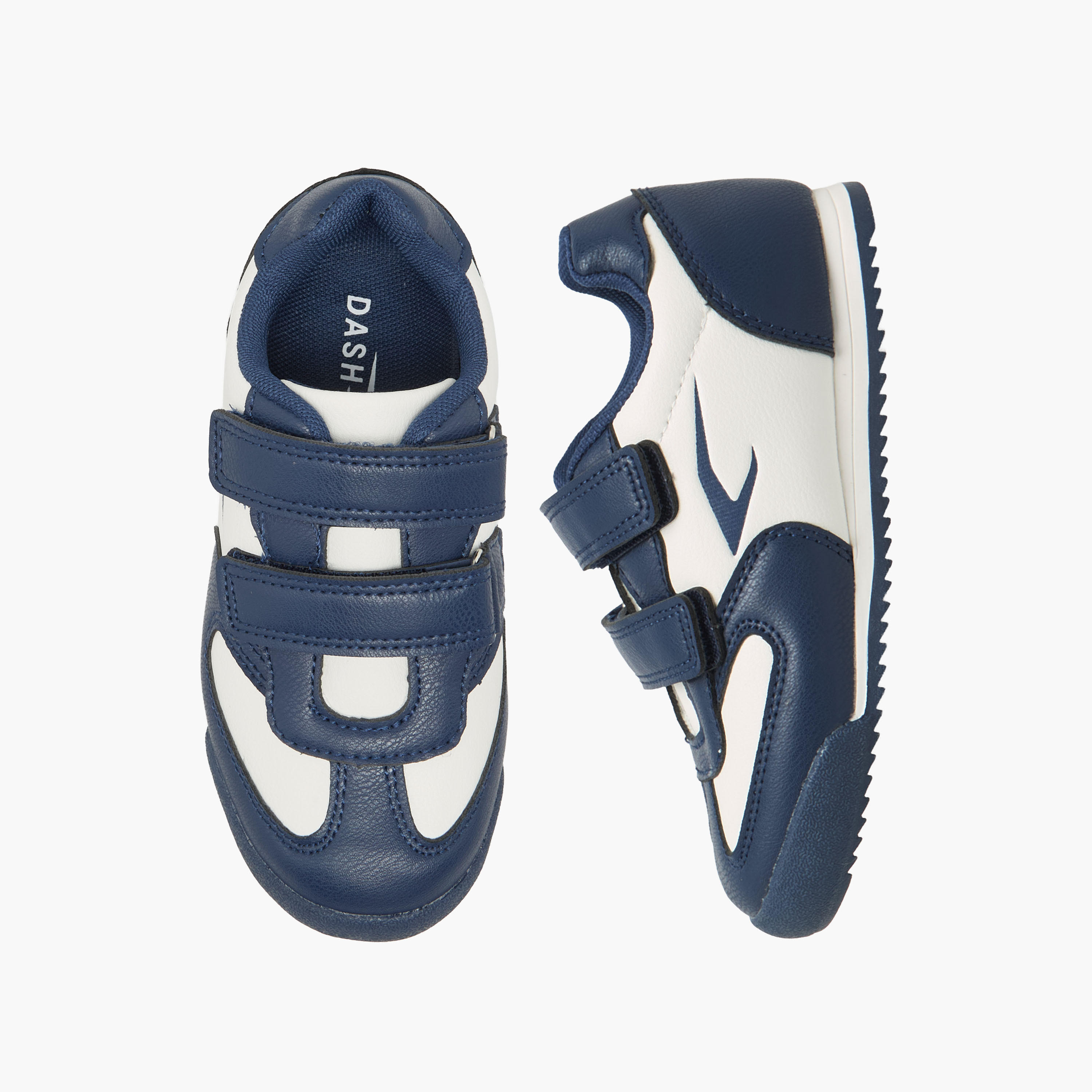 Dash Boys Hook & Loop Ankle Sneakers-boys-shoes-sneakers-image-1