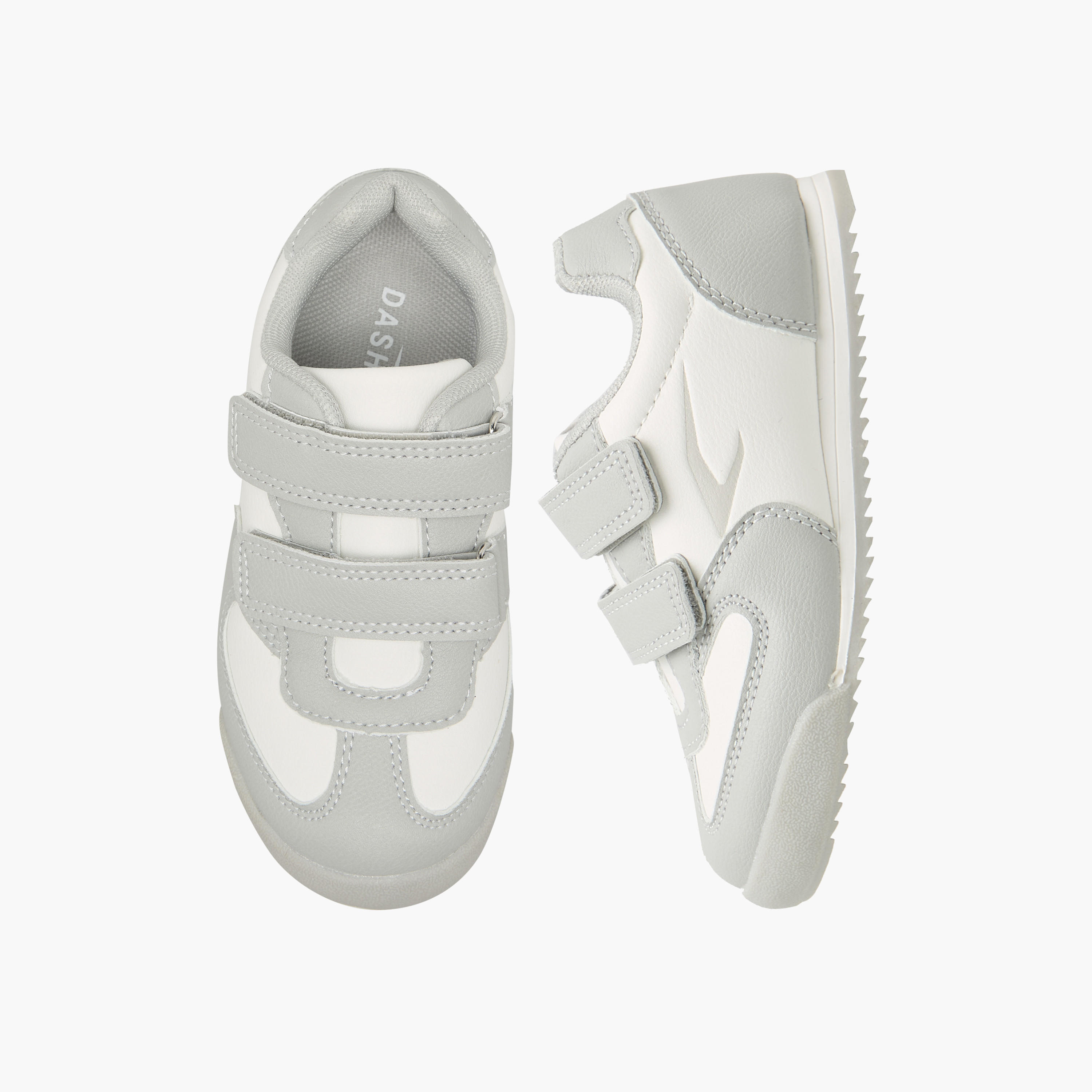 حذاء سنيكرز بطول الكاحل وشريط إغلاق لاصق للبنات من داش-girls-shoes-sneakers-image-1