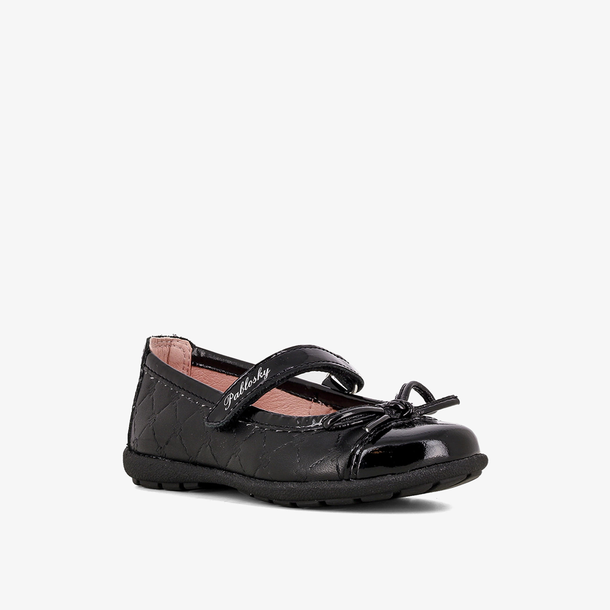 حذاء مدرسة ماري جين جلد بشريط إغلاق لاصق للبنات من بابلوسكي-girls-shoes-maryjanes-image-16