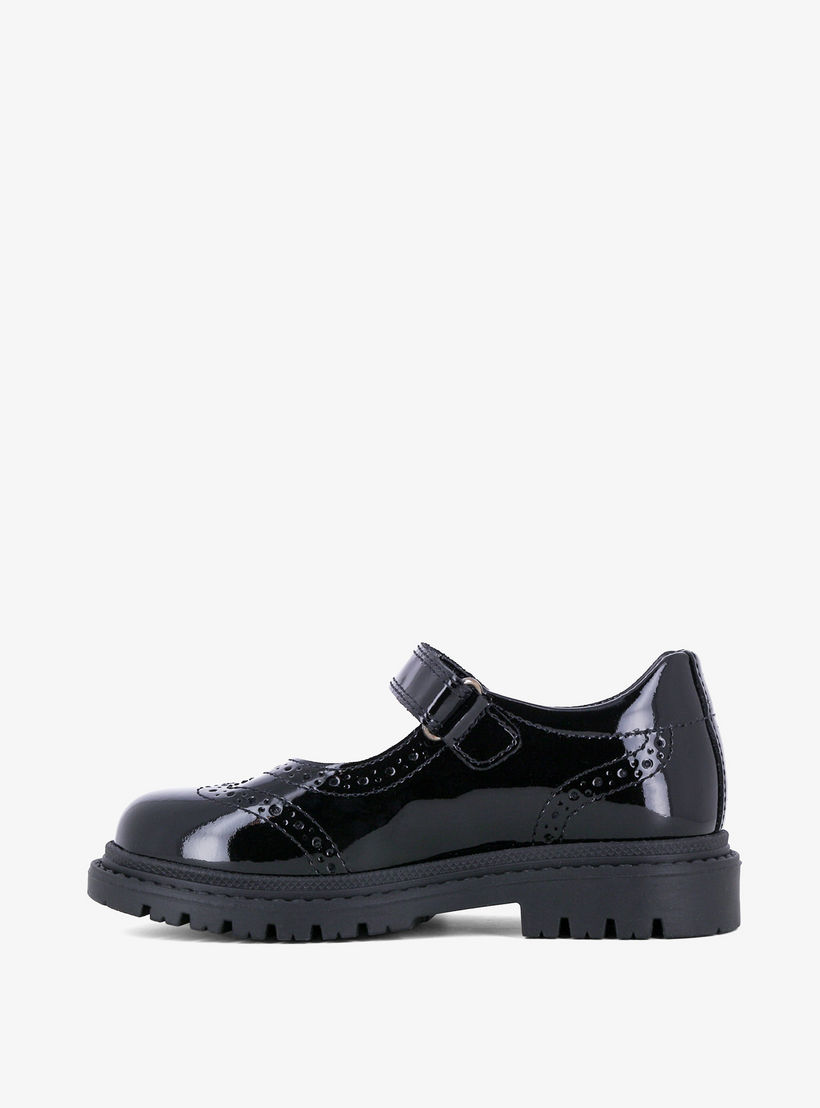 Pablosky Girls' Solid Mary Jane Shoes with Hook and Loop Closure-girls-shoes-maryjanes-image-2
