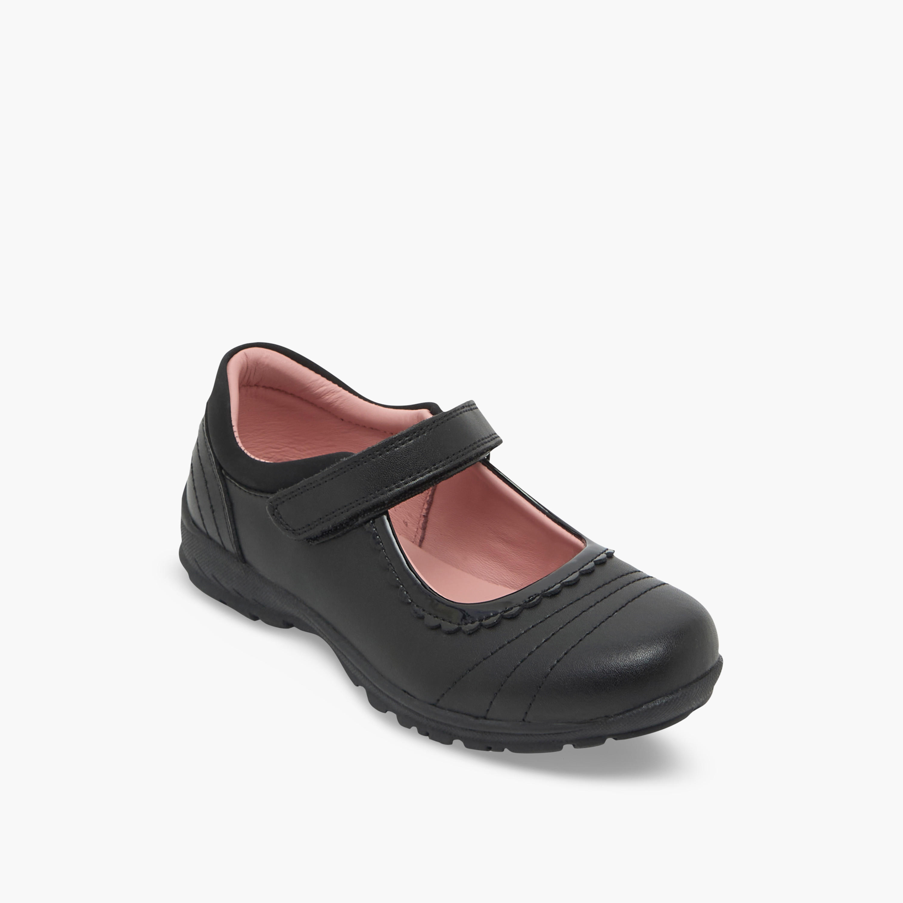 حذاء ماري جين مدرسي بشريط إغلاق للبنات من جونيورز-girls-shoes-maryjanes-image-2