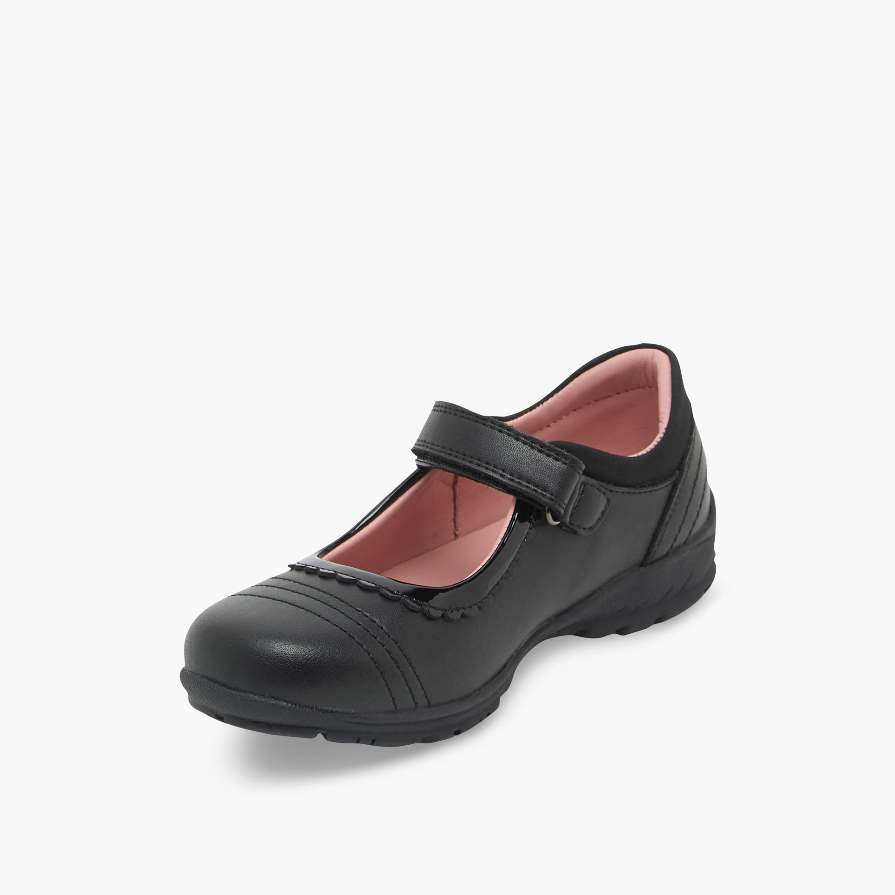 حذاء ماري جين مدرسي بشريط إغلاق للبنات من جونيورز-girls-shoes-maryjanes-image-4