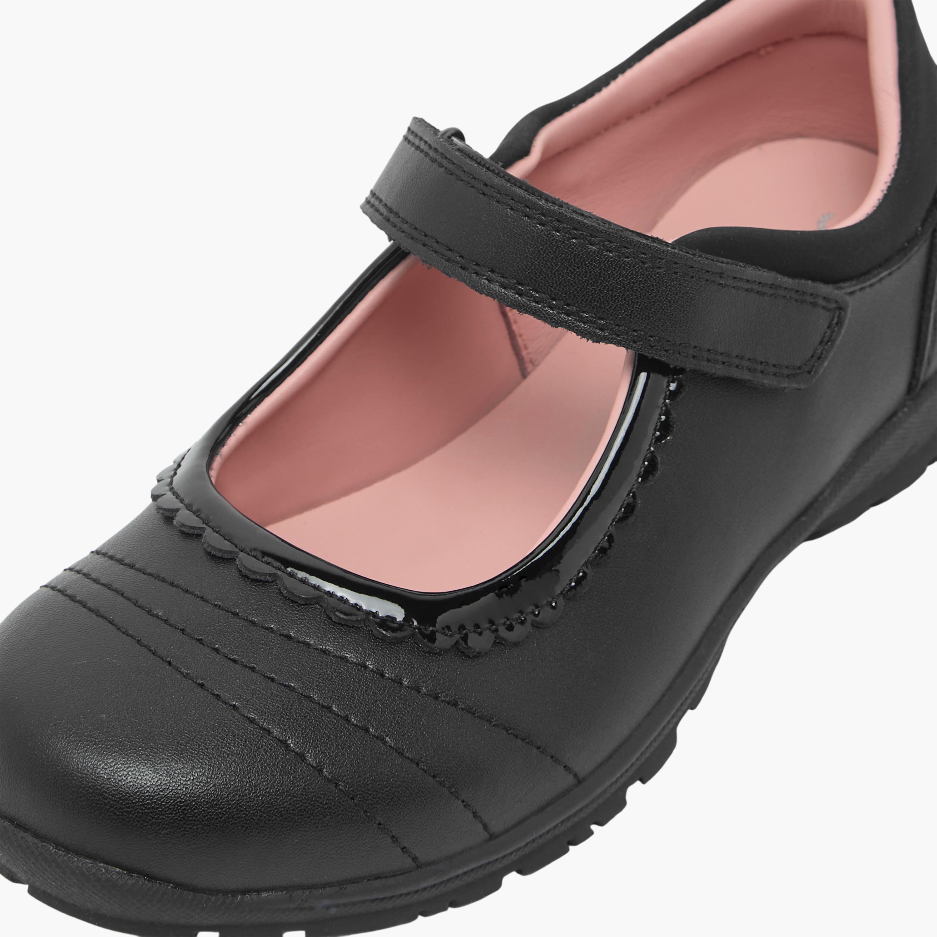 حذاء ماري جين مدرسي بشريط إغلاق للبنات من جونيورز-girls-shoes-maryjanes-image-8