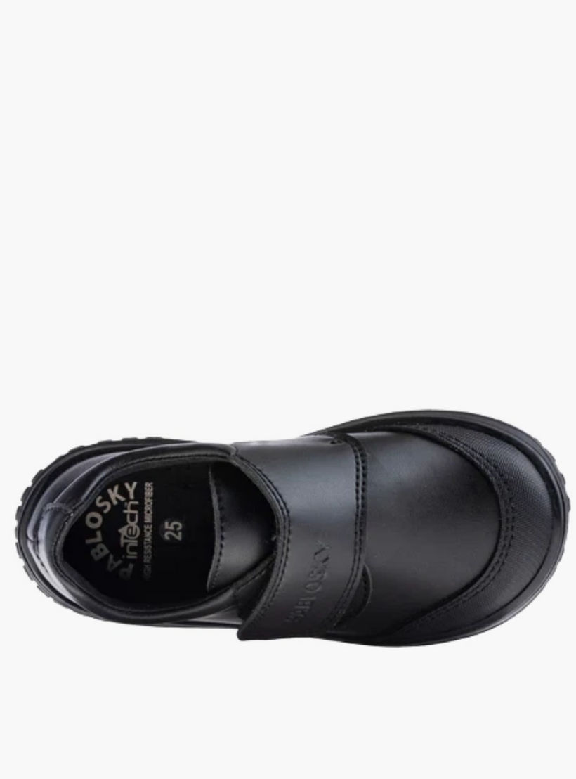 Pablosky Boys Leather Hook & Loop School Shoes-boys-shoes-schoolshoes-image-3