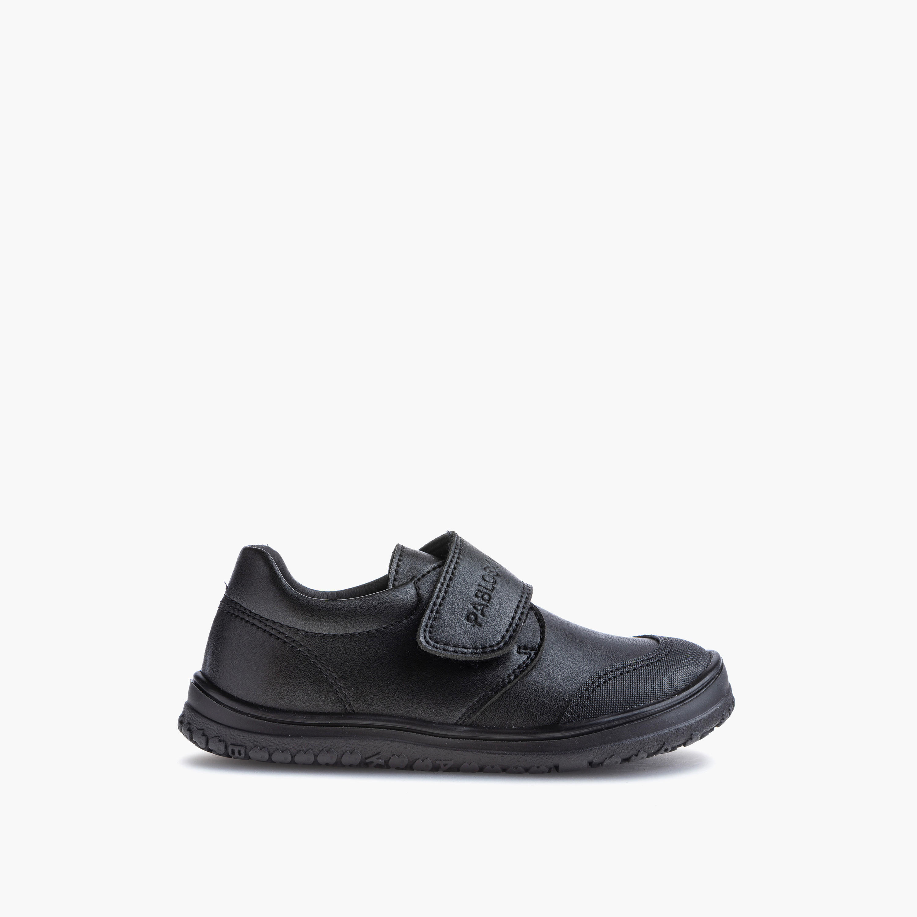 حذاء مدرسي بشريط إغلاق لاصق ونقوش شعار للبنات من بابلوسكي - 355515-girls-shoes-schoolshoes-image-2