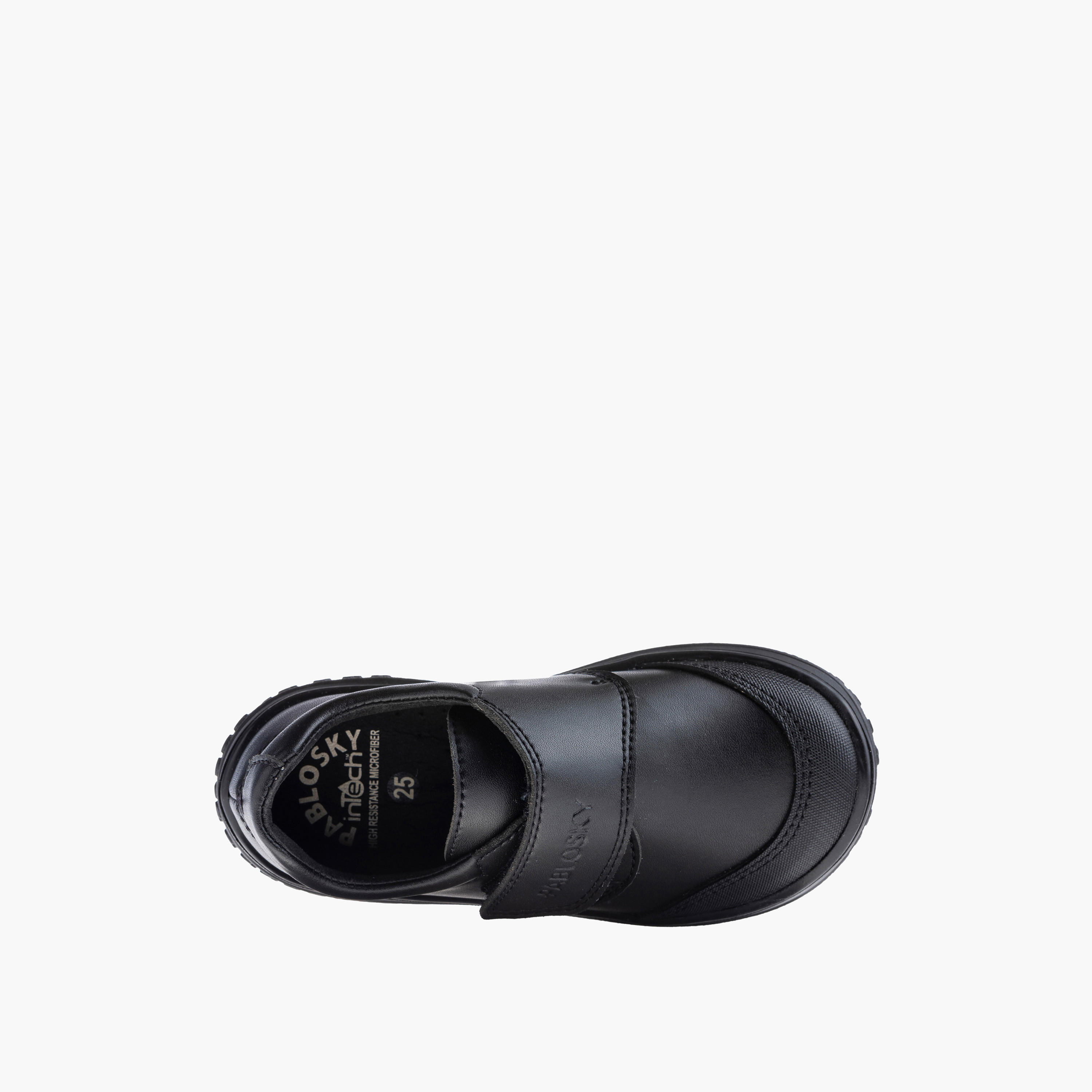 حذاء مدرسي بشريط إغلاق لاصق ونقوش شعار للبنات من بابلوسكي - 355515-girls-shoes-schoolshoes-image-4