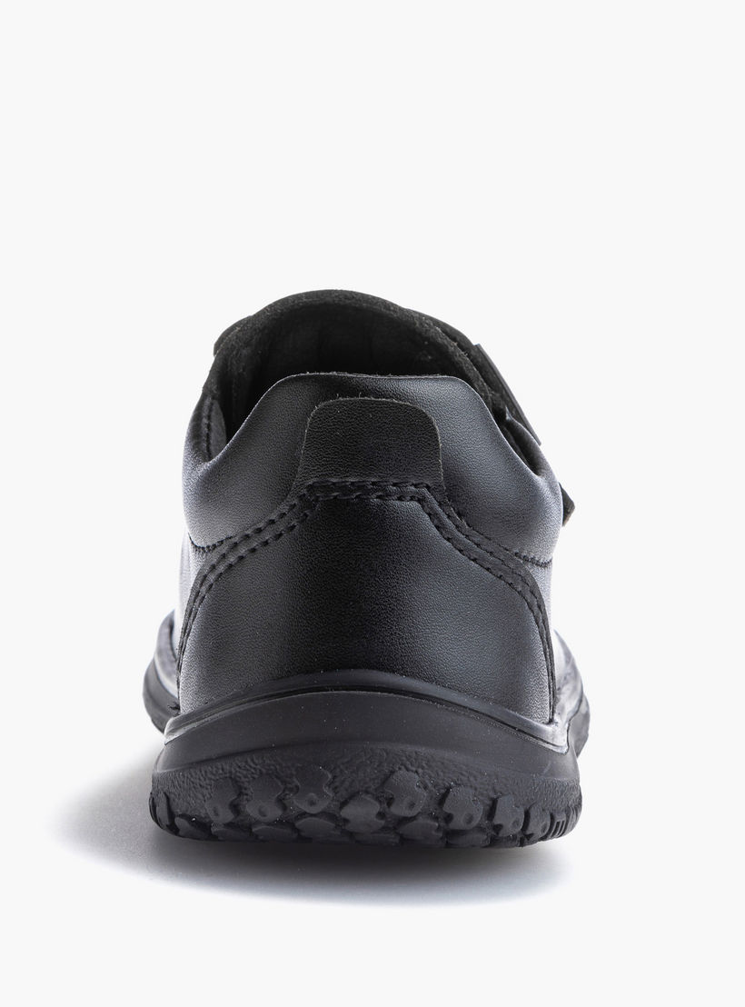 Pablosky Girls' Panelled School Shoes with Hook and Loop Closure - 355815-J-girls-shoes-sports-image-3