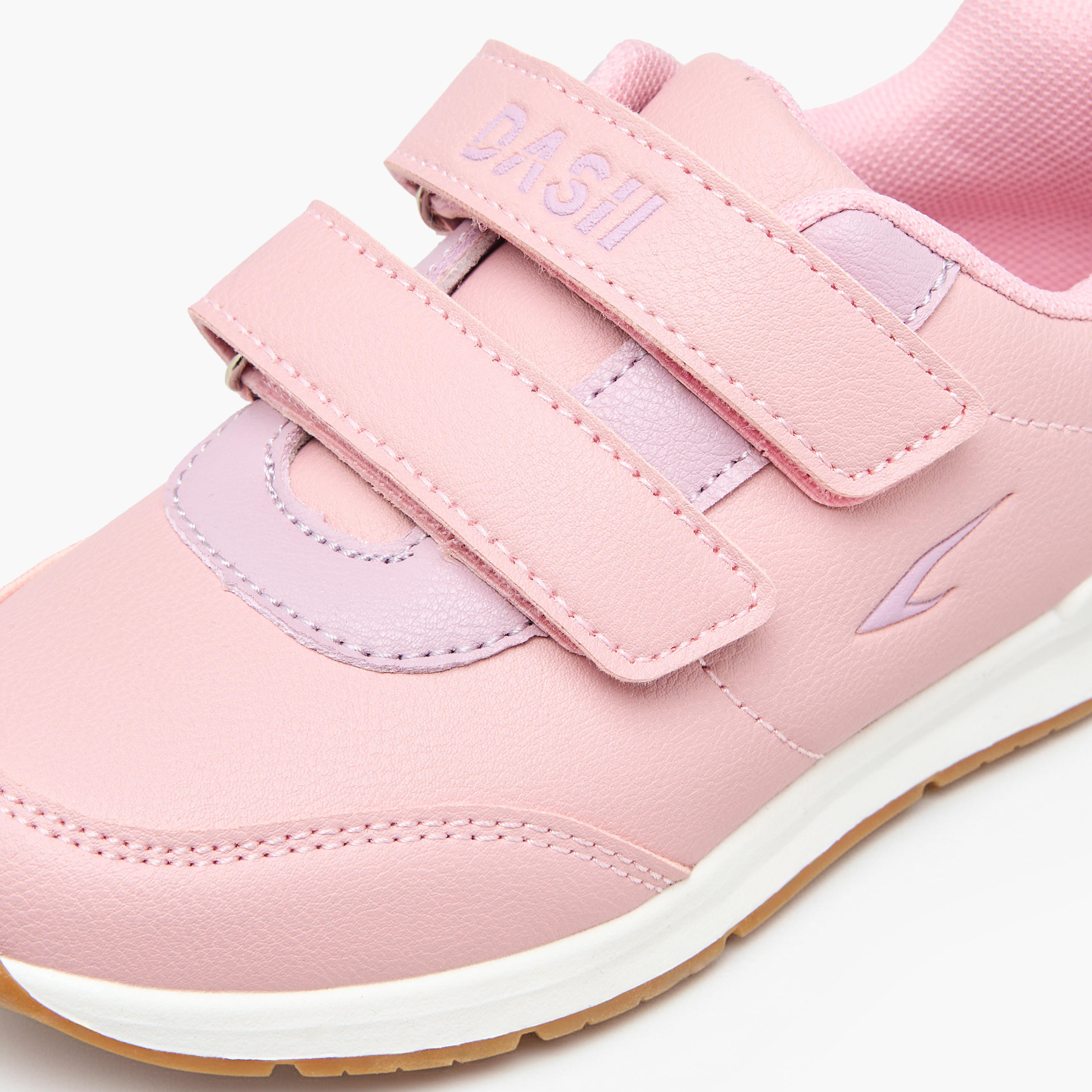Dash Girls Hook and Loop Ankle Sneakers-girls-shoes-sneakers-image-4