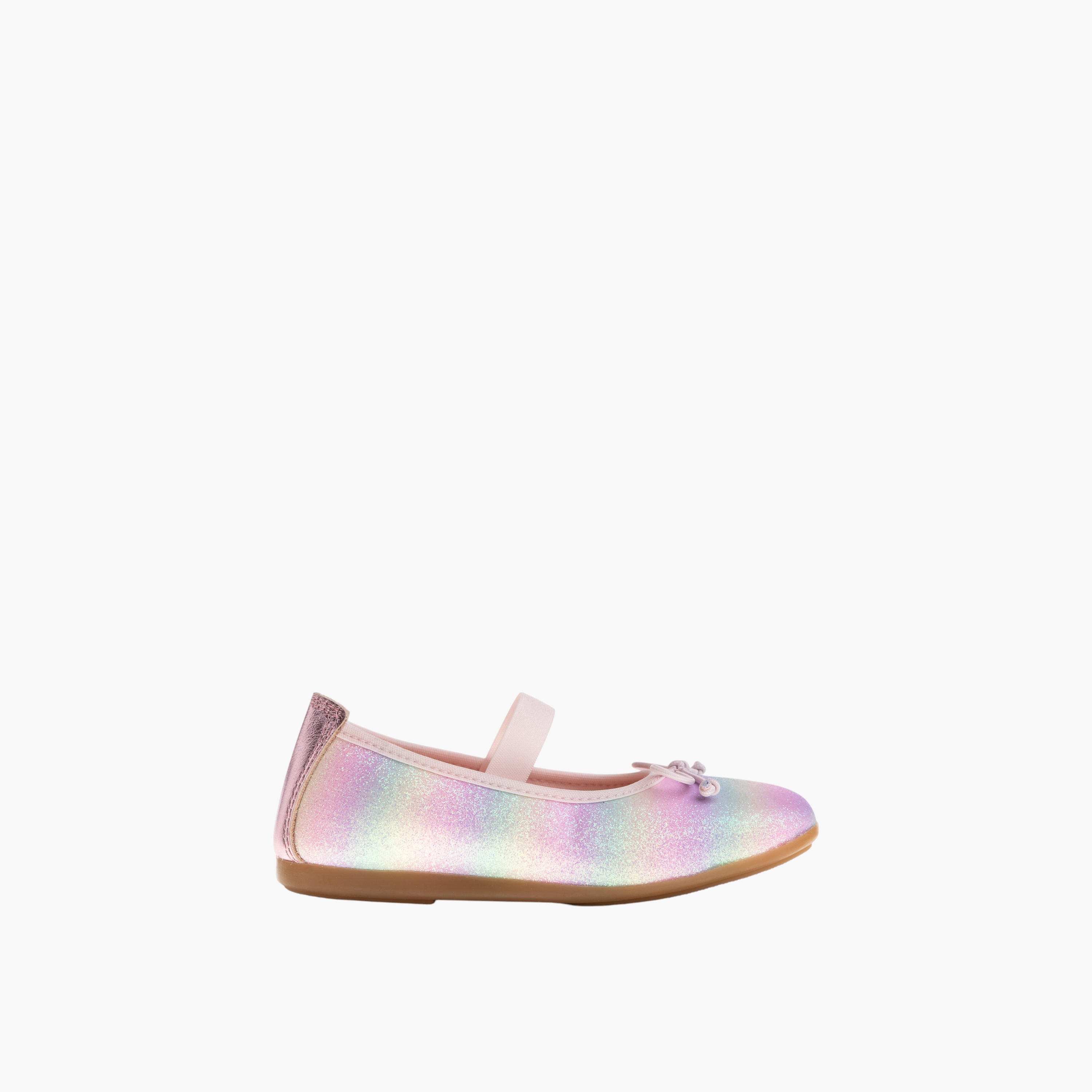 Pablosky Girls' Bow Detail Slip-On Ballerinas-girls-shoes-ballerinas-image-2
