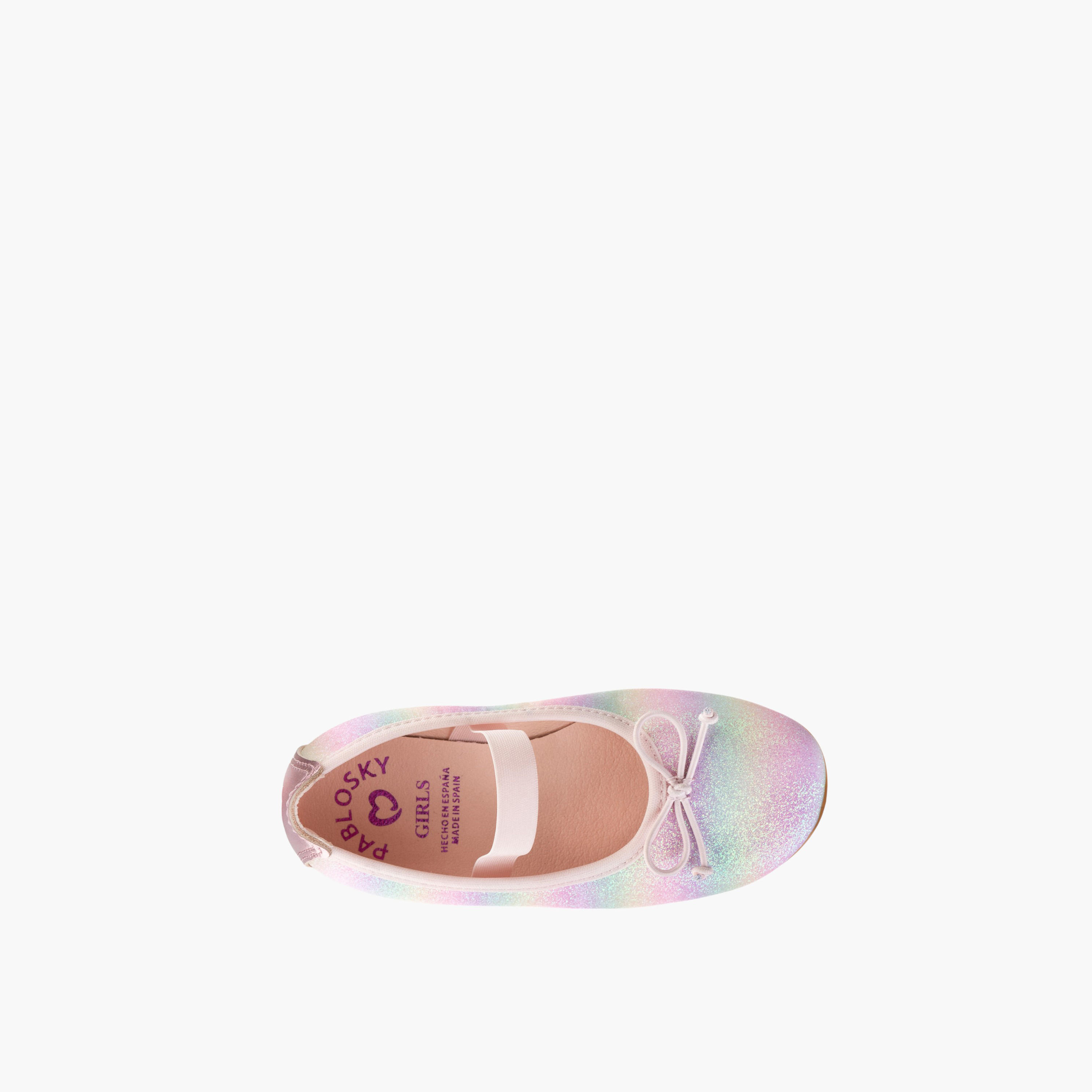Pablosky Girls' Bow Detail Slip-On Ballerinas-girls-shoes-ballerinas-image-4
