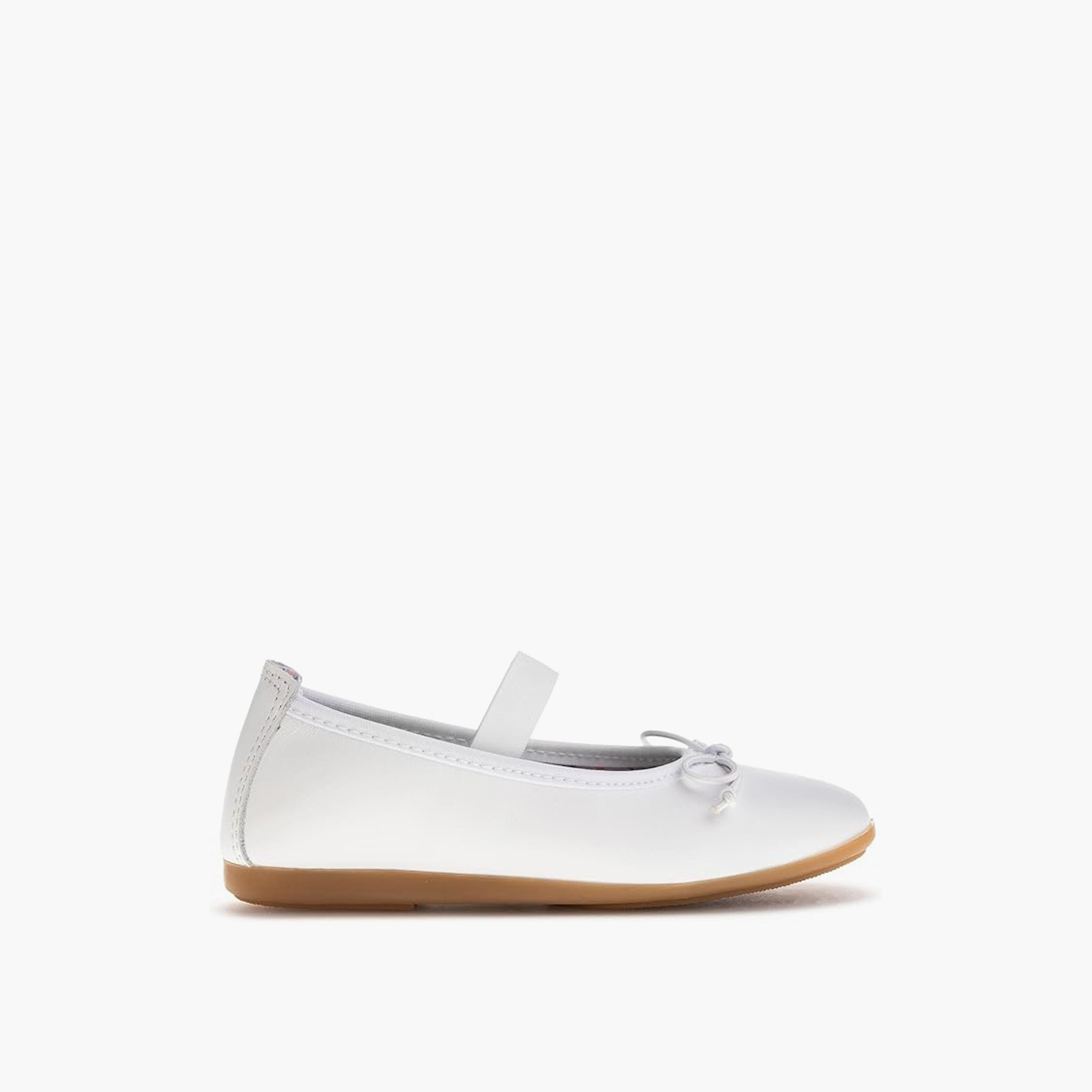 حذاء باليرينا بإغلاق شريط مطاطي وزينة فيونكة للبنات من بابلوسكي - 357900-girls-shoes-ballerinas-image-2