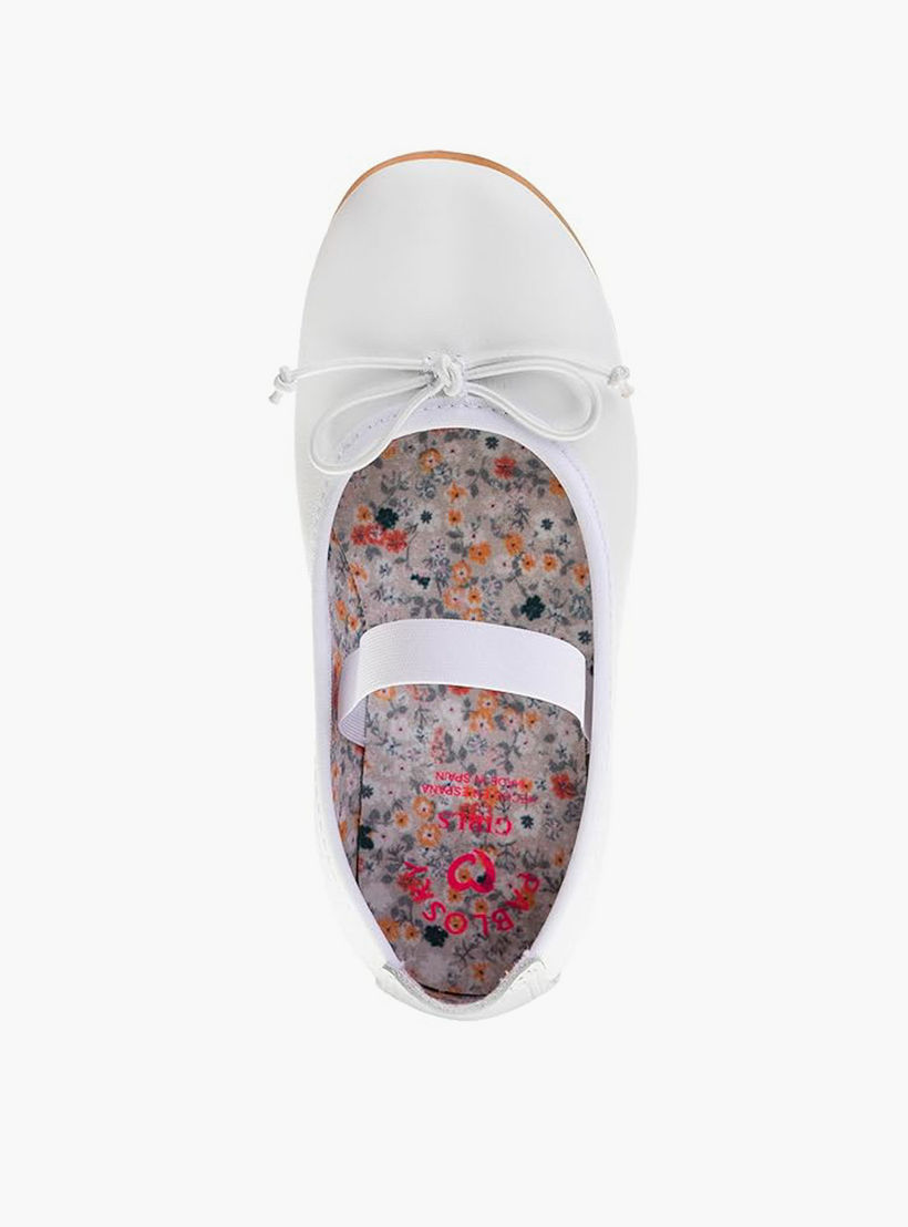 حذاء باليرينا بإغلاق شريط مطاطي وزينة فيونكة للبنات من بابلوسكي - 357900-girls-shoes-ballerinas-image-3
