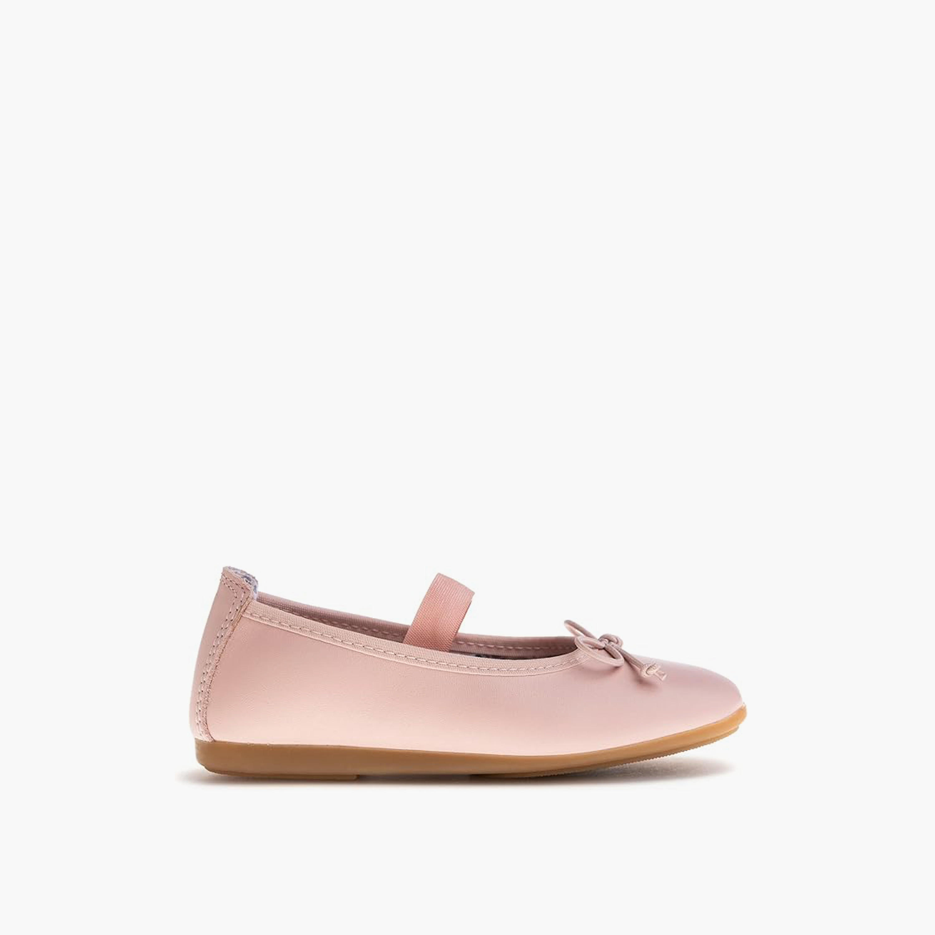 حذاء باليرينا بإغلاق شريط مطاطي وزينة فيونكة للبنات من بابلوسكي - 357970-girls-shoes-ballerinas-image-2