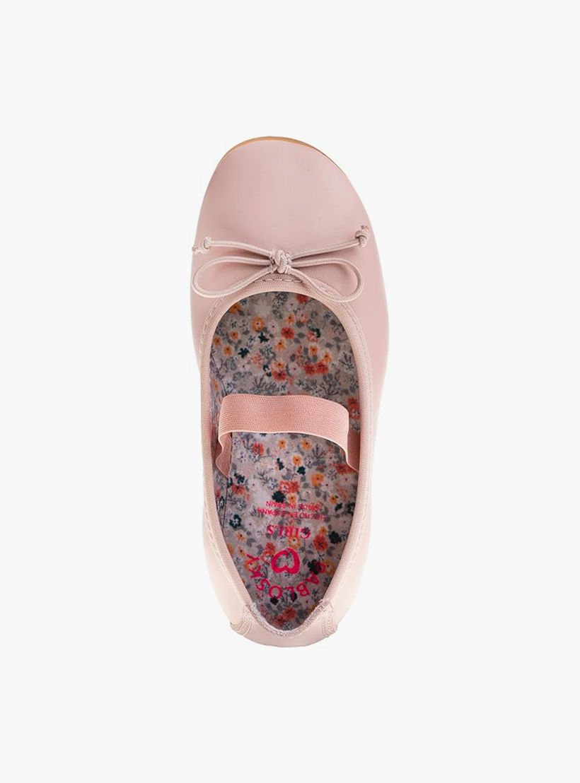 حذاء باليرينا بإغلاق شريط مطاطي وزينة فيونكة للبنات من بابلوسكي - 357970-girls-shoes-ballerinas-image-3